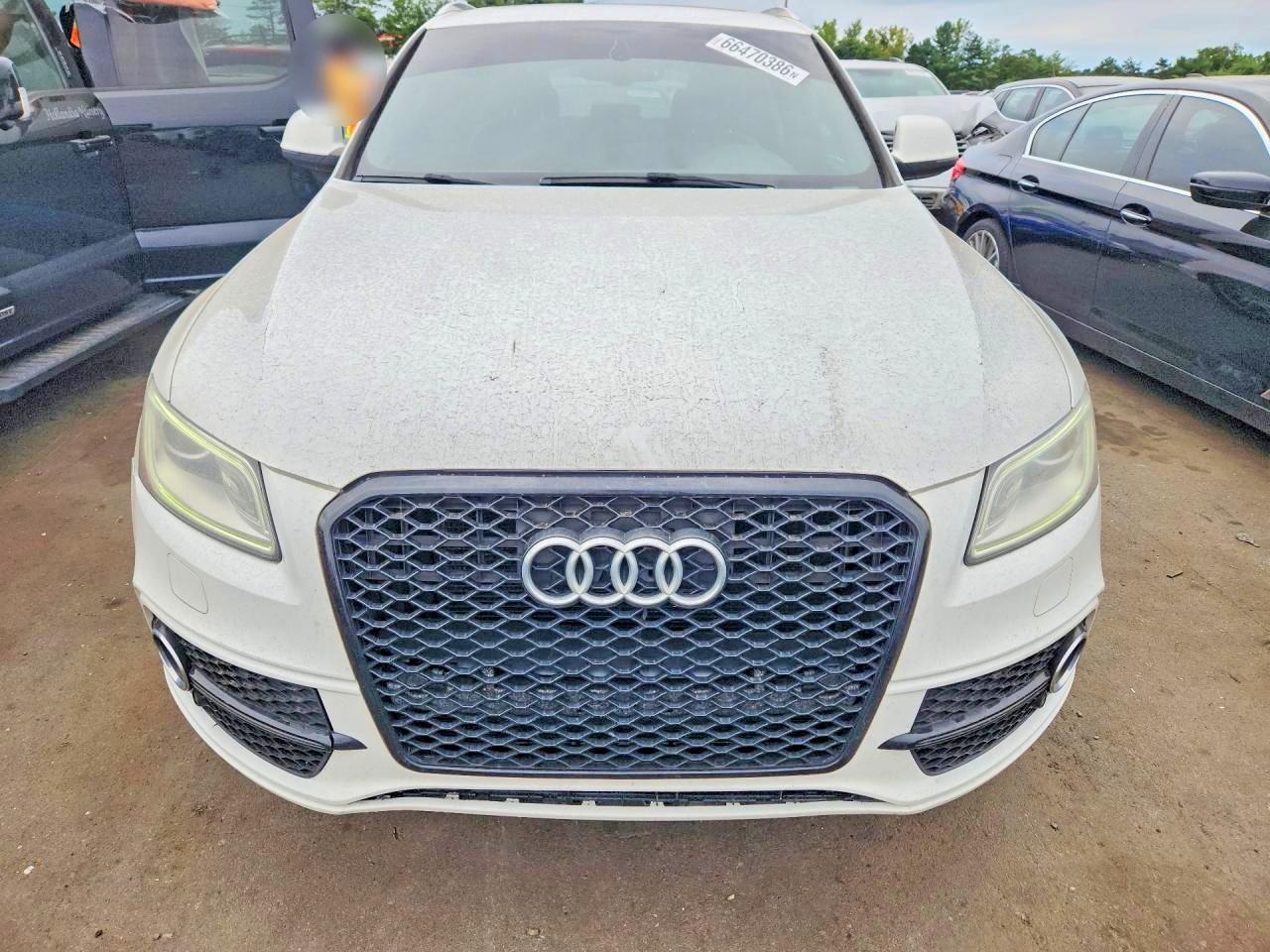 2014 Audi Q5 Premium Plus White vin: WA1DGAFP6EA038206