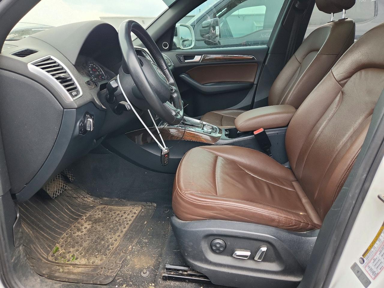 2014 Audi Q5 Premium Plus White vin: WA1DGAFP6EA038206