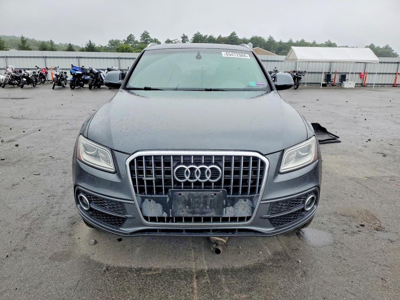 2015 Audi Q5 Premium Plus Gray vin: WA1DGAFP6FA026896