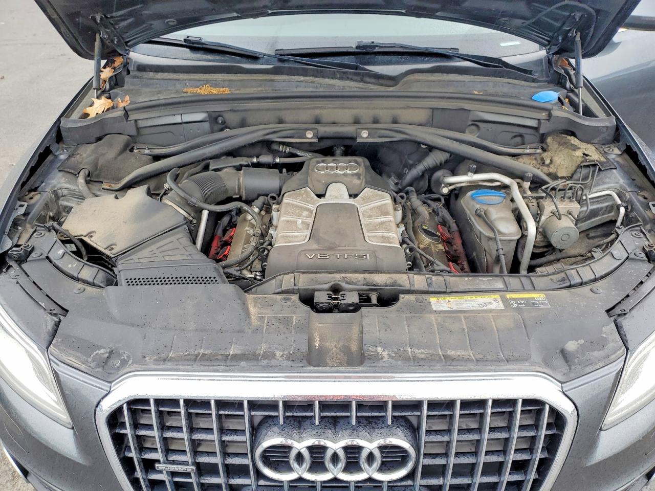 2015 Audi Q5 Premium Plus Gray vin: WA1DGAFP6FA026896
