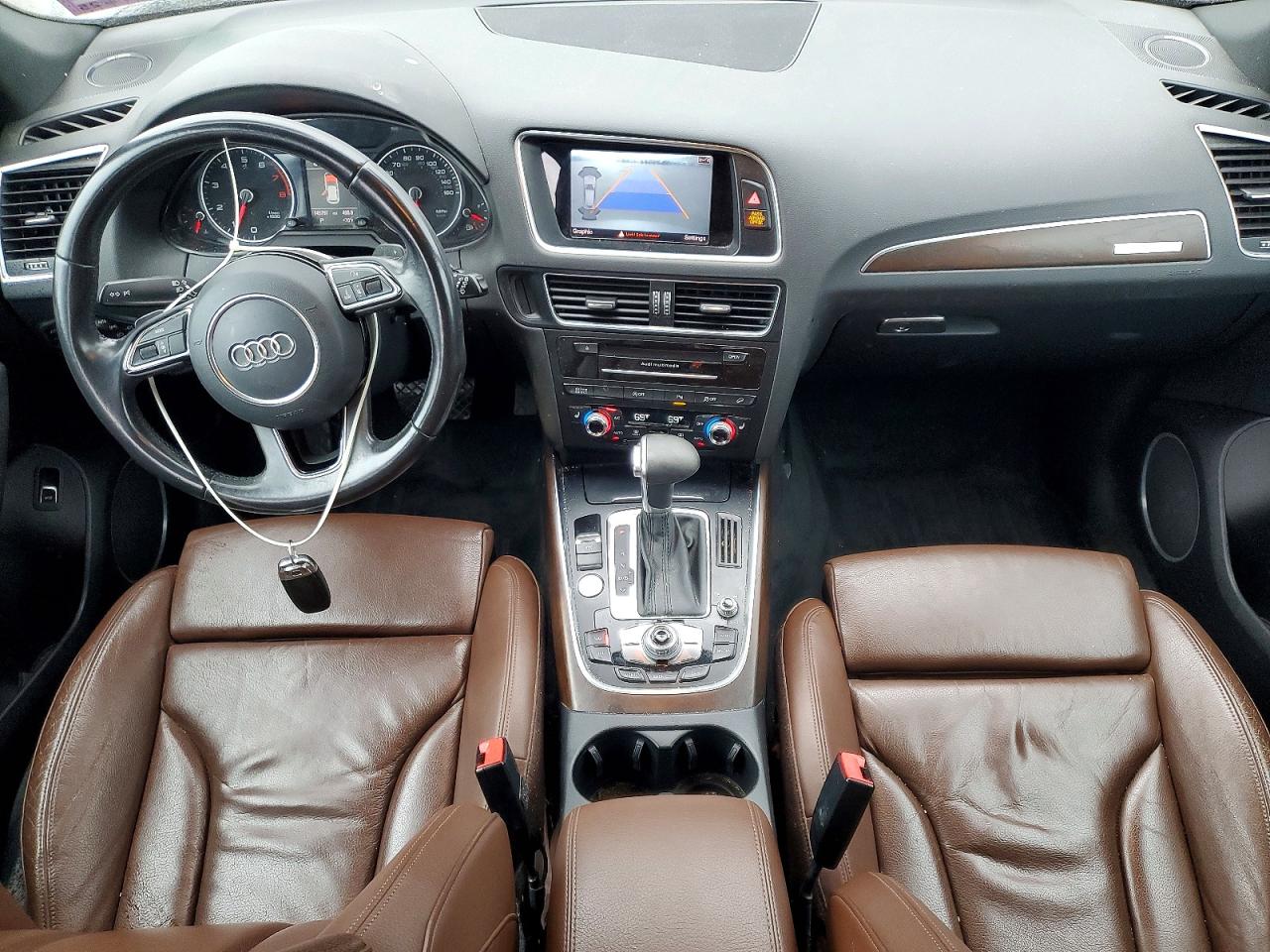2015 Audi Q5 Premium Plus Gray vin: WA1DGAFP6FA026896