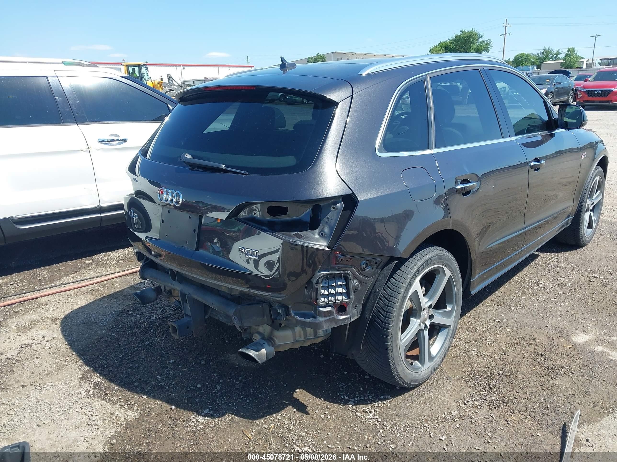 2015 Audi Q5 3.0t Premium Plus Gray vin: WA1DGAFP6FA057565