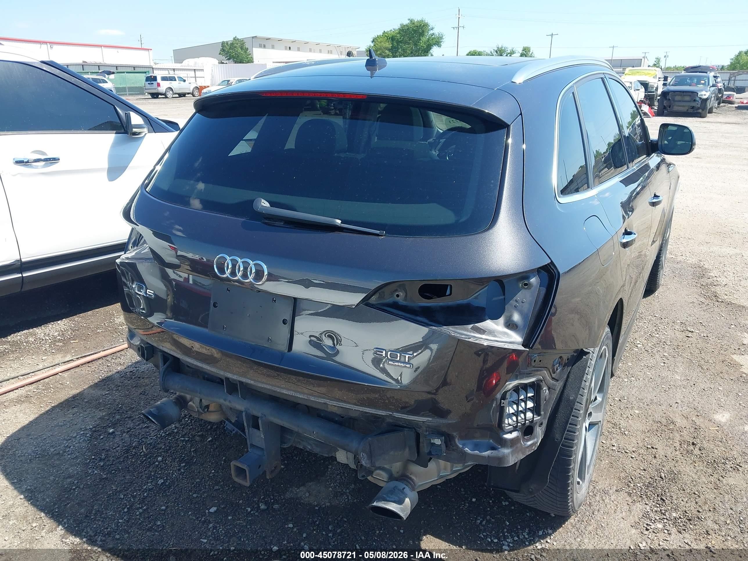 2015 Audi Q5 3.0t Premium Plus Gray vin: WA1DGAFP6FA057565