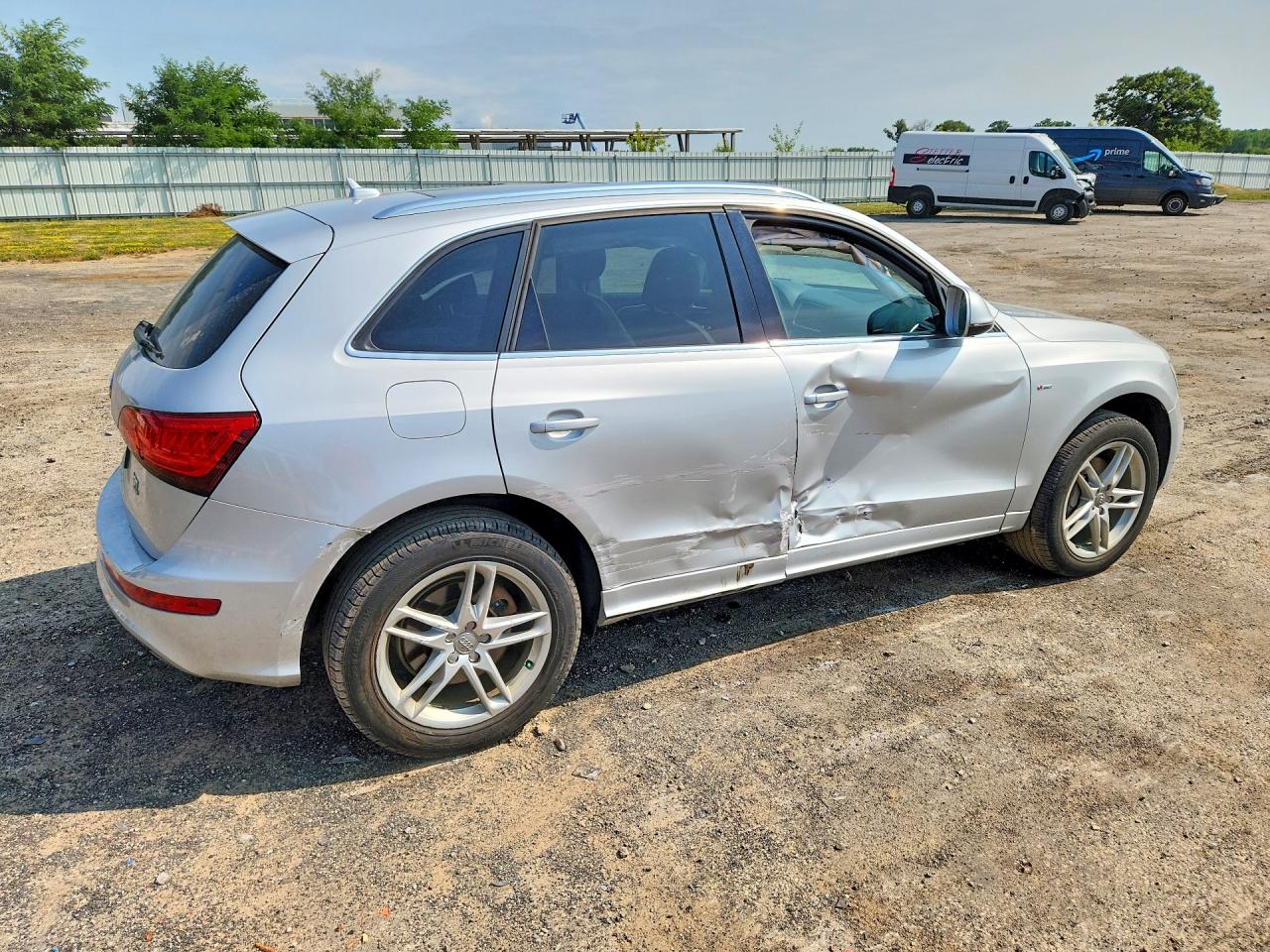 2014 Audi Q5 Premium Plus Silver vin: WA1DGAFP7EA051451