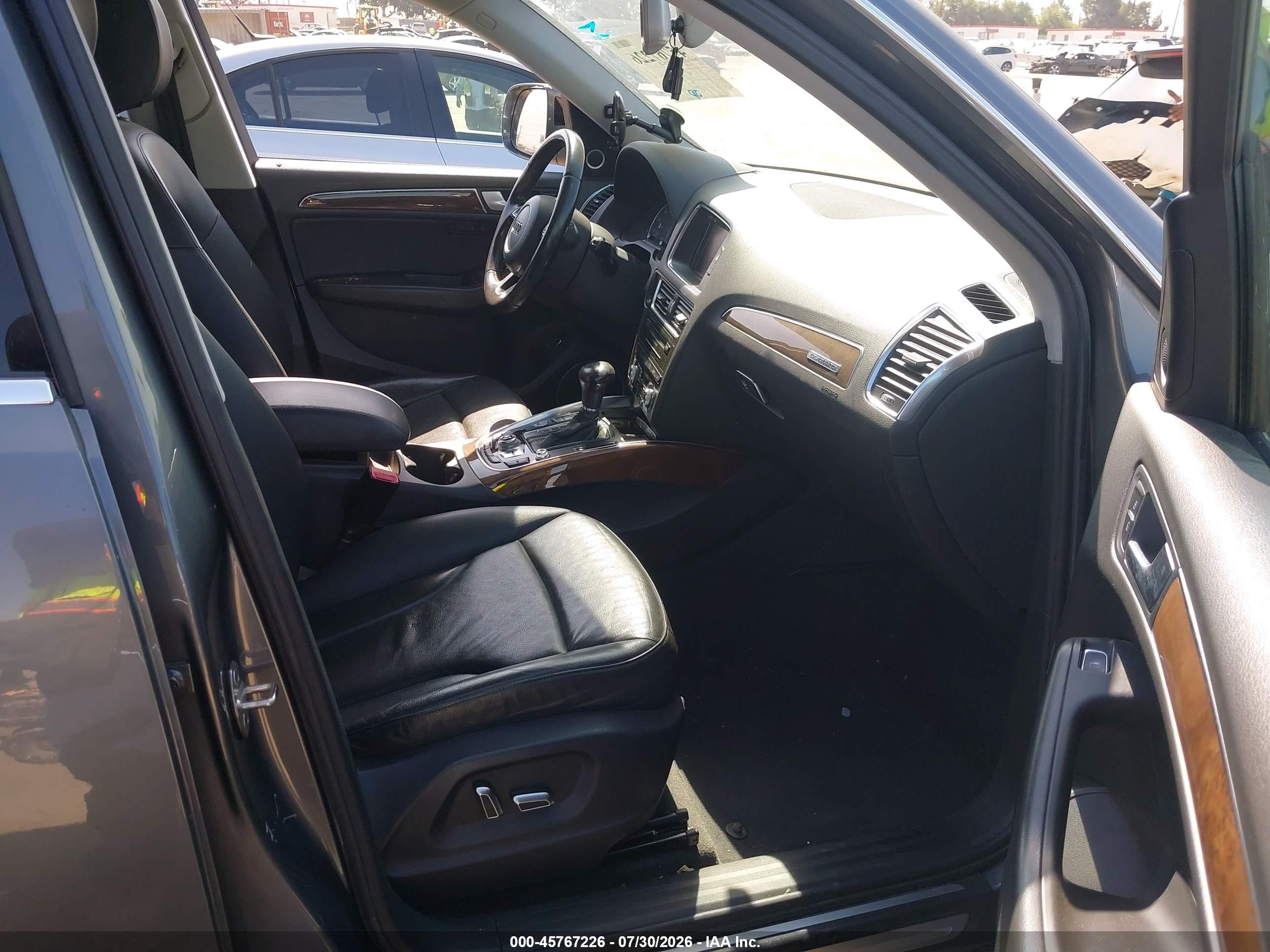2015 Audi Q5 3.0t Premium Plus Gray vin: WA1DGAFP7FA042850