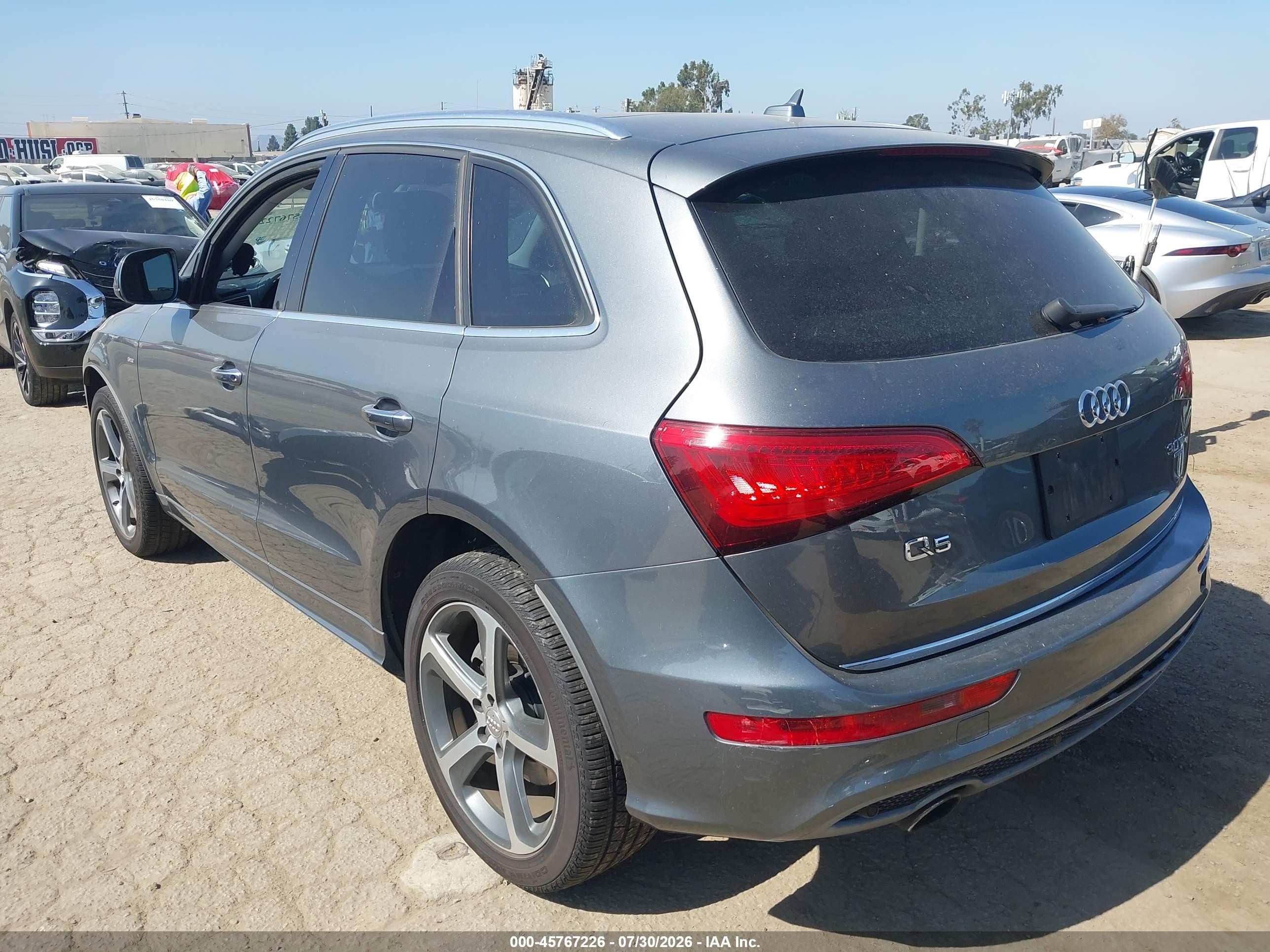 2015 Audi Q5 3.0t Premium Plus Gray vin: WA1DGAFP7FA042850