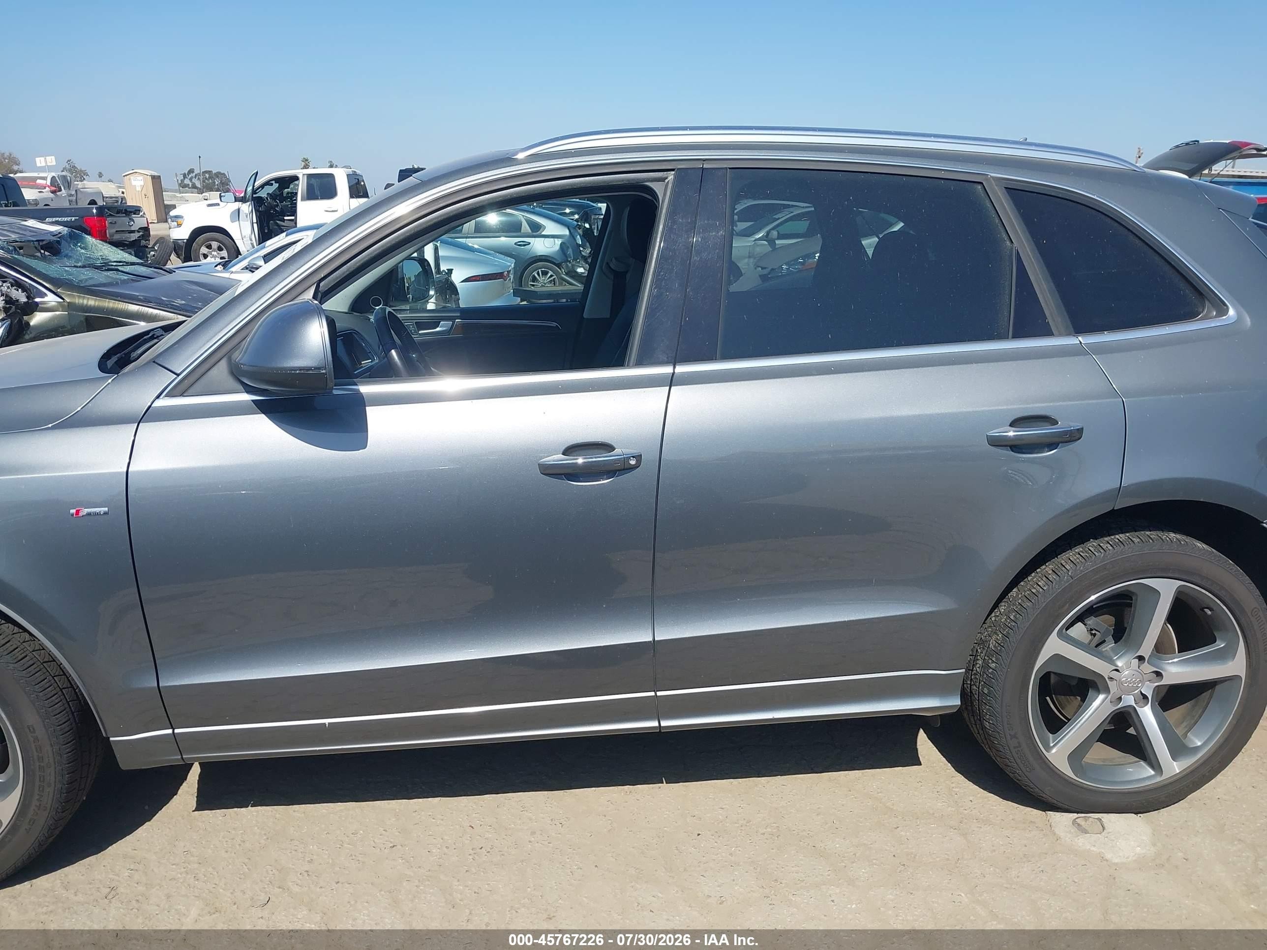 2015 Audi Q5 3.0t Premium Plus Gray vin: WA1DGAFP7FA042850