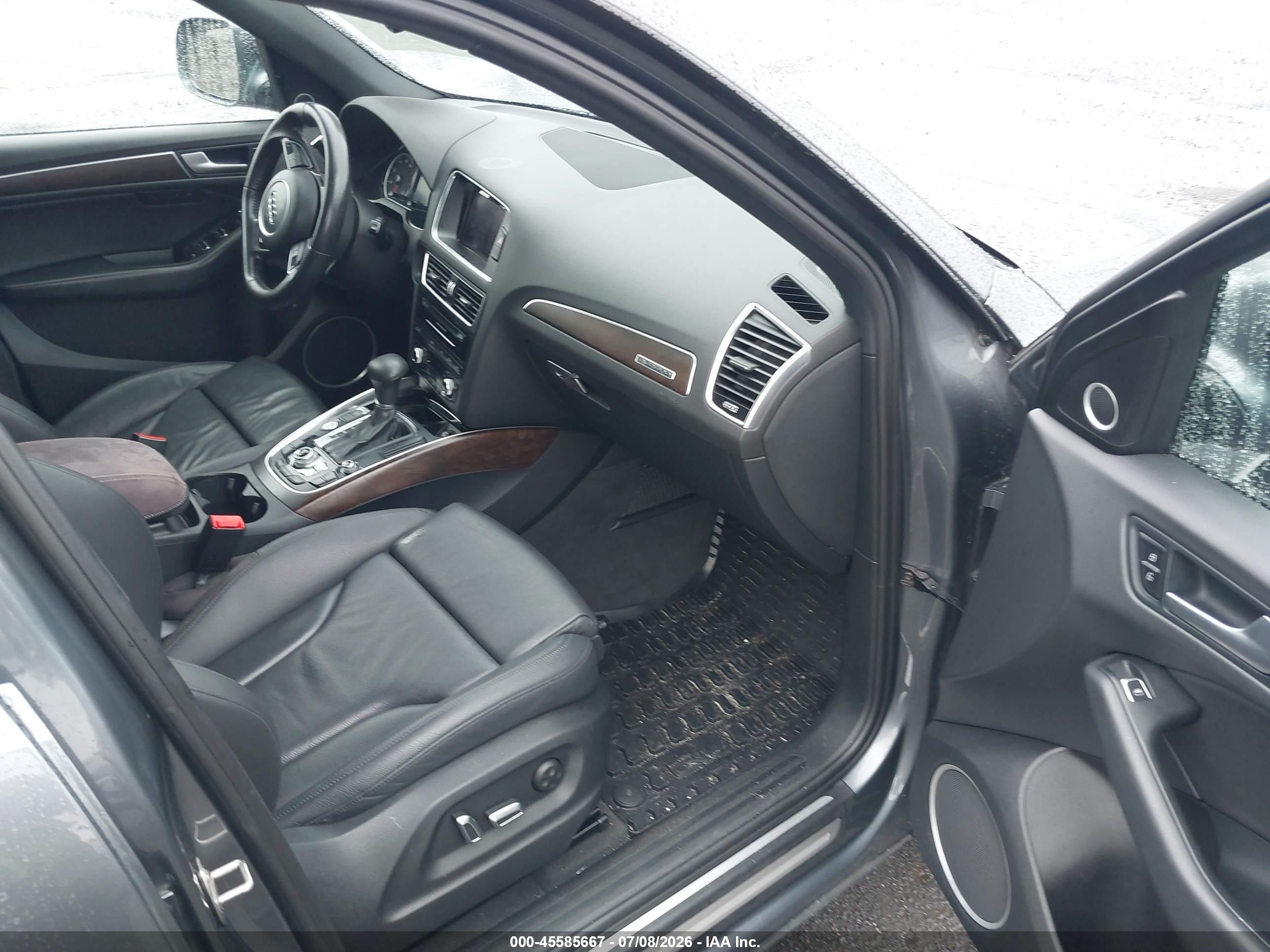 2015 Audi Q5 3.0t Premium Plus Серый vin: WA1DGAFP7FA087061