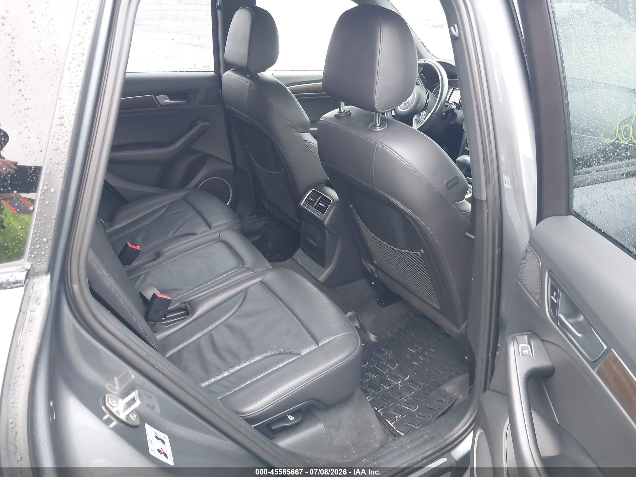 2015 Audi Q5 3.0t Premium Plus Серый vin: WA1DGAFP7FA087061