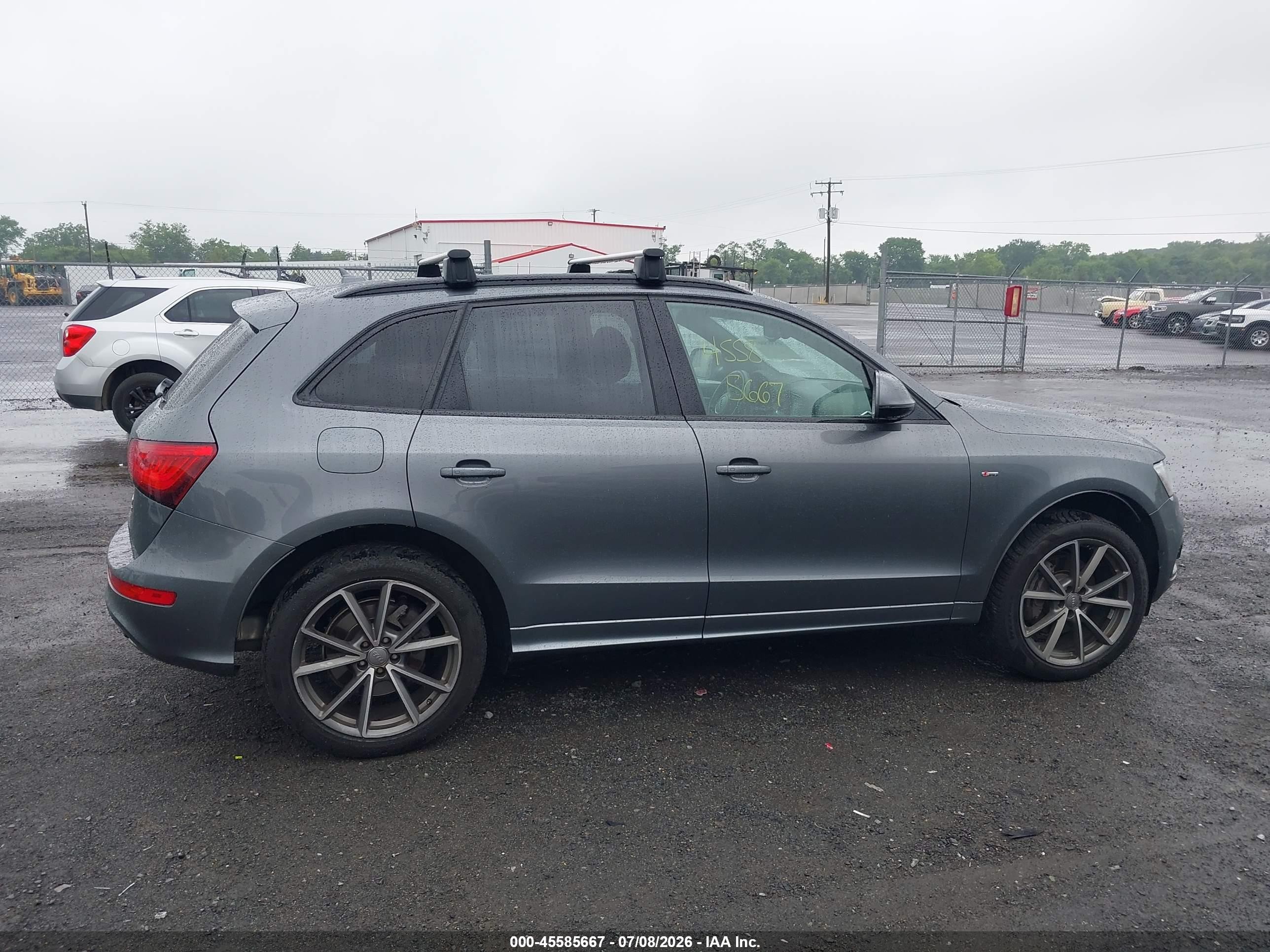 2015 Audi Q5 3.0t Premium Plus Серый vin: WA1DGAFP7FA087061