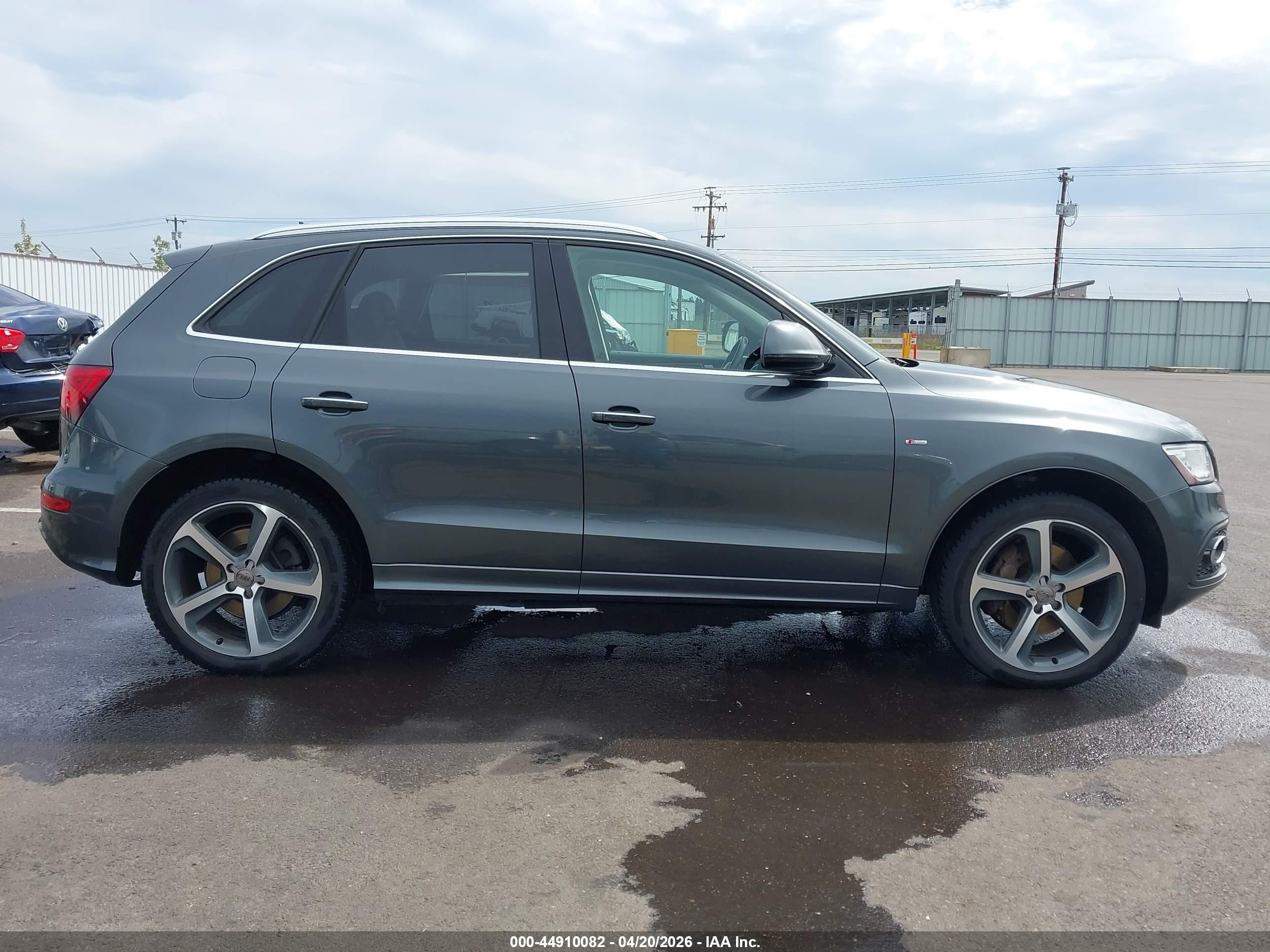 2015 Audi Q5 3.0t Premium Plus Gray vin: WA1DGAFP7FA088341