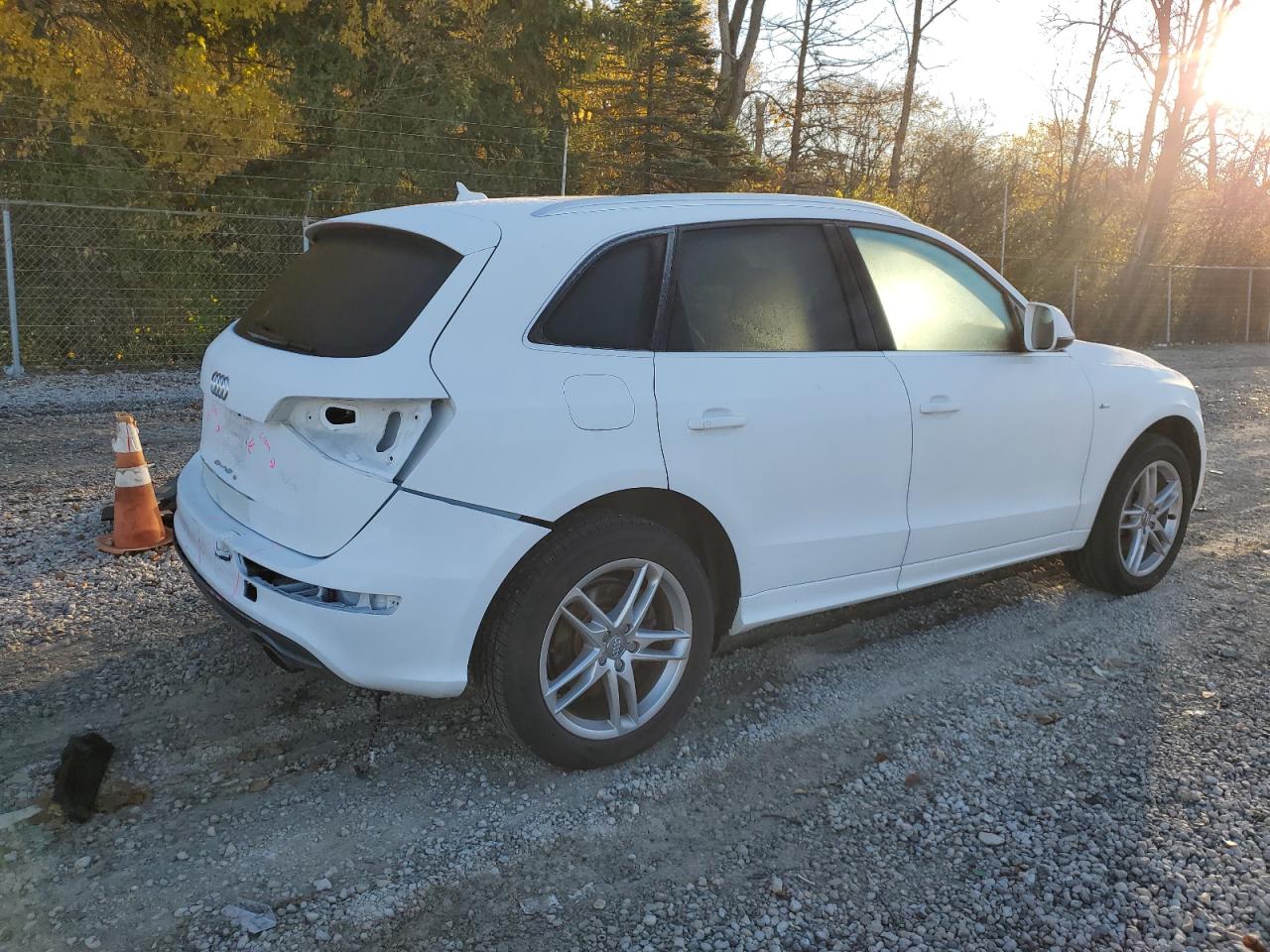 2013 Audi Q5 Premium Plus White vin: WA1DGAFP8DA047598