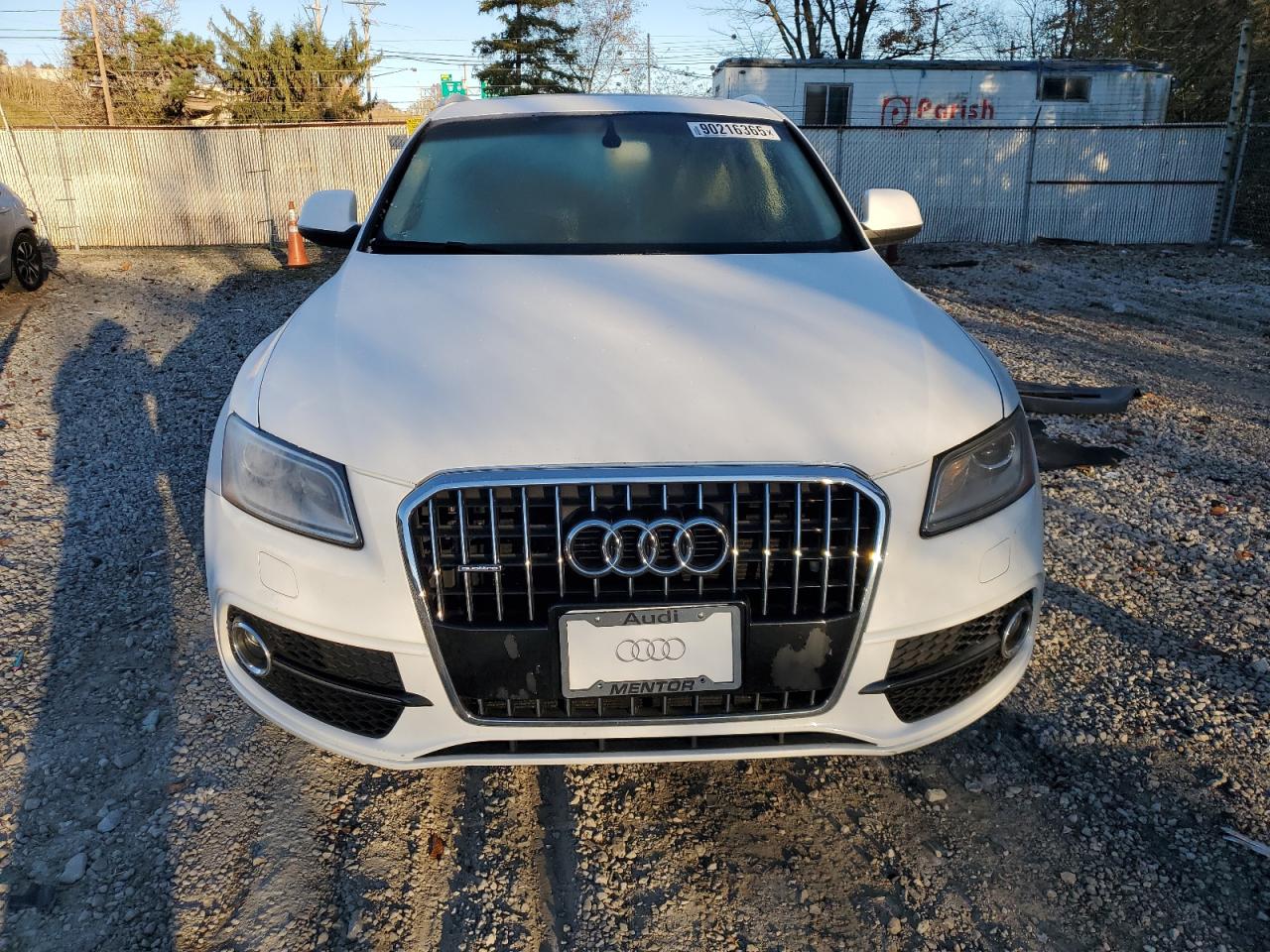 2013 Audi Q5 Premium Plus White vin: WA1DGAFP8DA047598