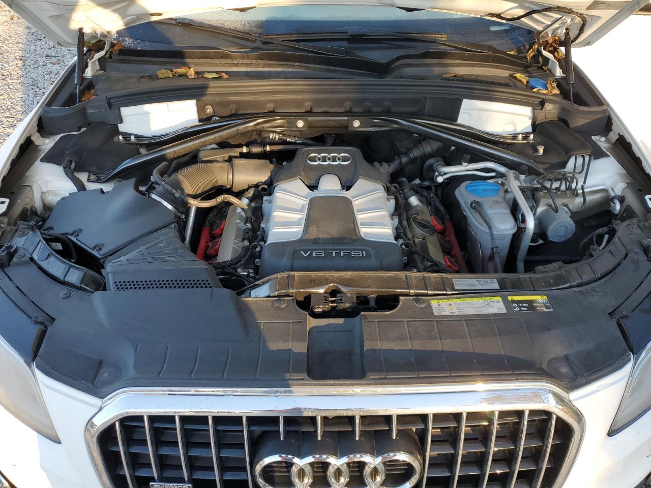 2013 Audi Q5 Premium Plus White vin: WA1DGAFP8DA047598