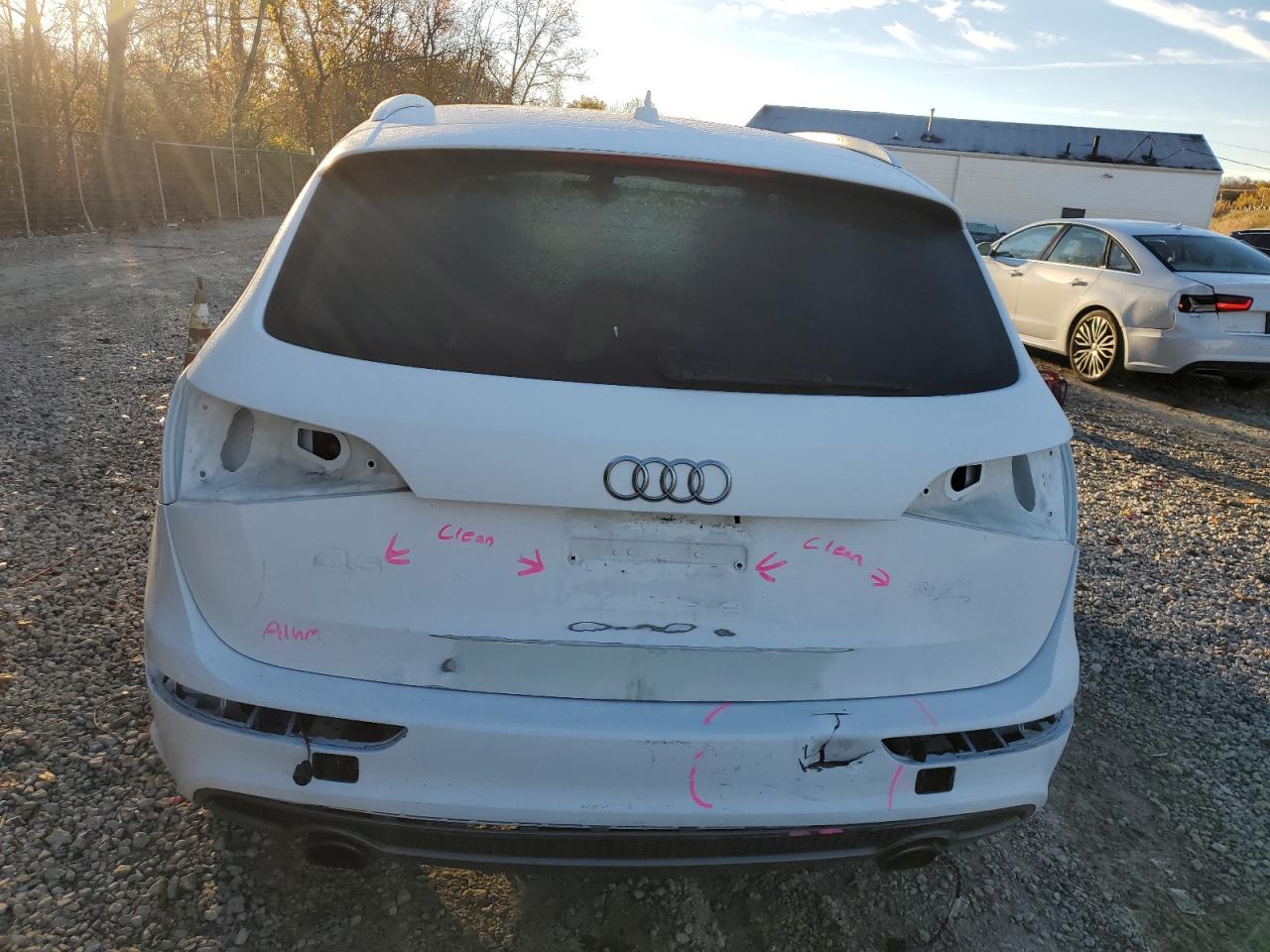 2013 Audi Q5 Premium Plus White vin: WA1DGAFP8DA047598