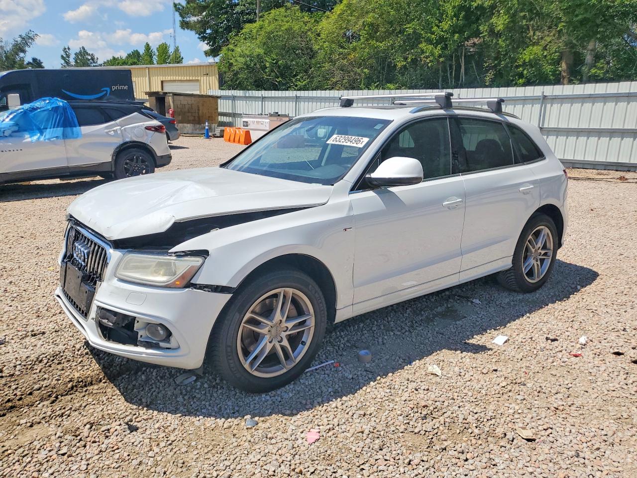 2013 Audi Q5 Premium Plus White vin: WA1DGAFP8DA062747