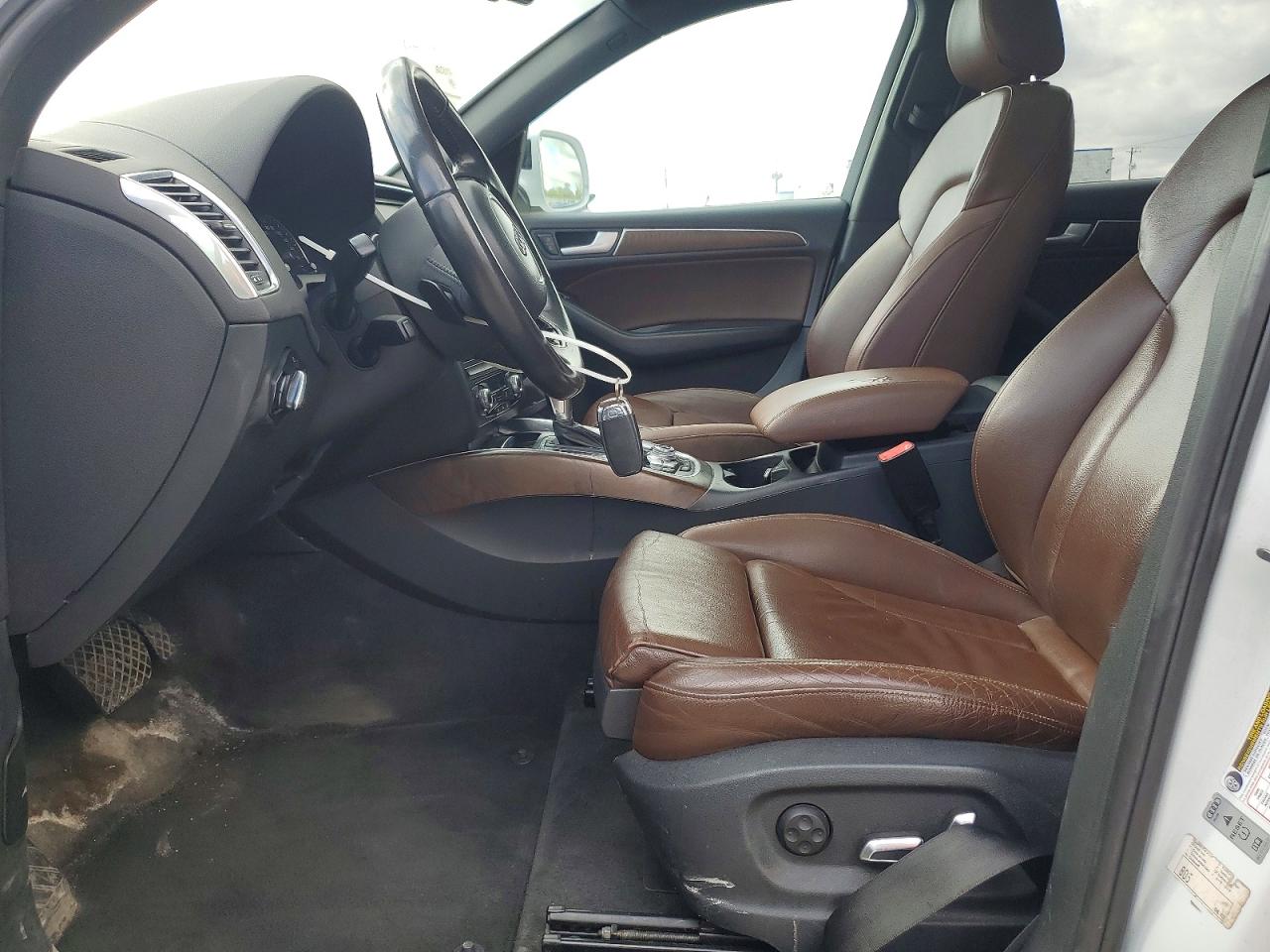 2014 Audi Q5 Premium Plus White vin: WA1DGAFP8EA054715