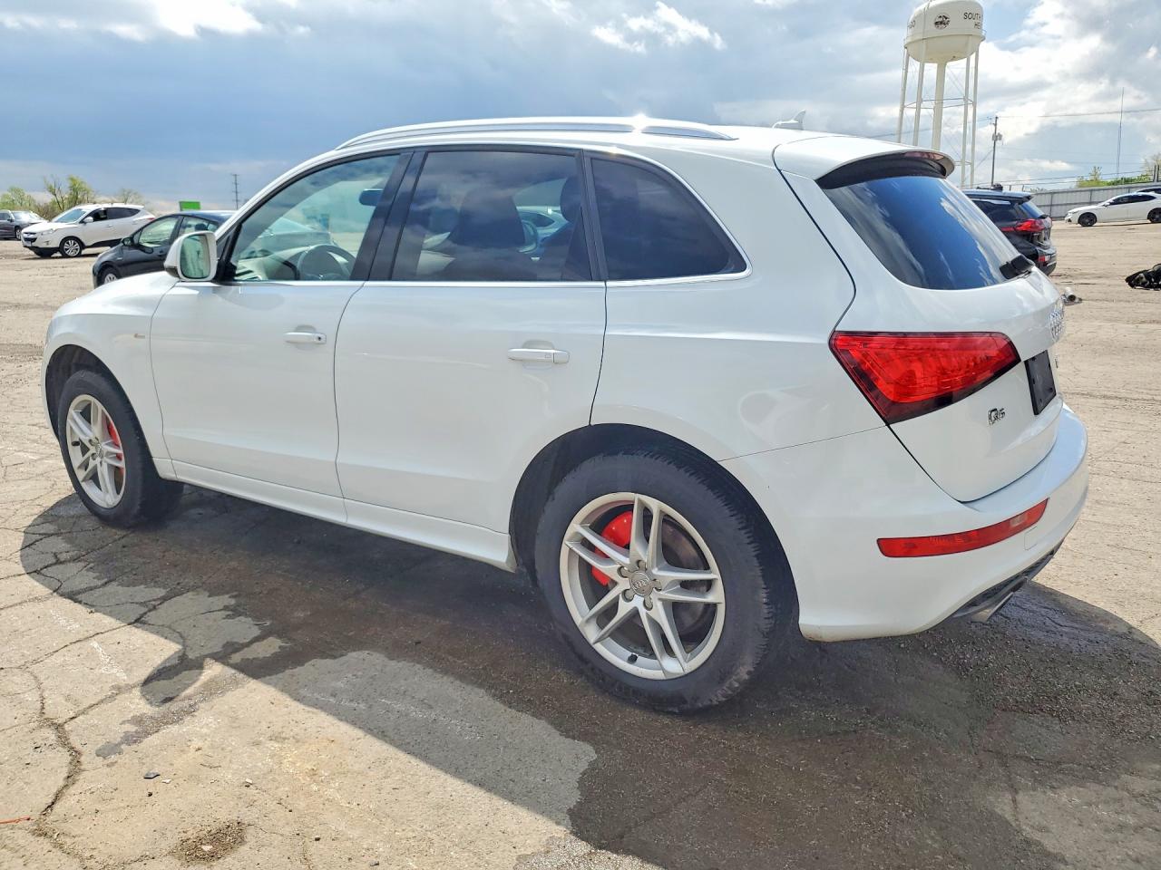 2014 Audi Q5 Premium Plus White vin: WA1DGAFP8EA054715