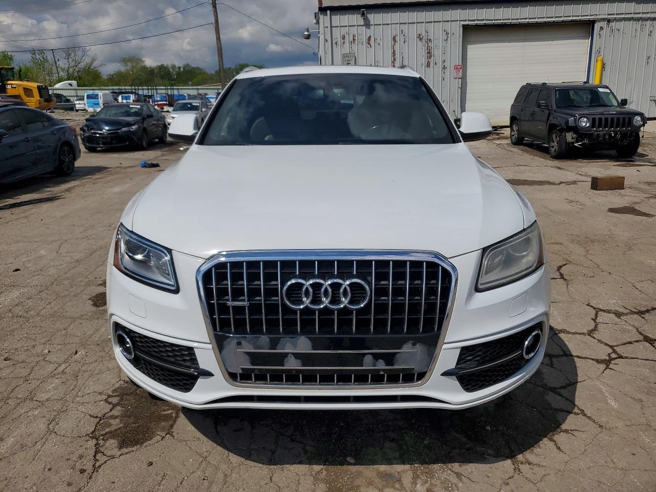2014 Audi Q5 Premium Plus White vin: WA1DGAFP8EA054715