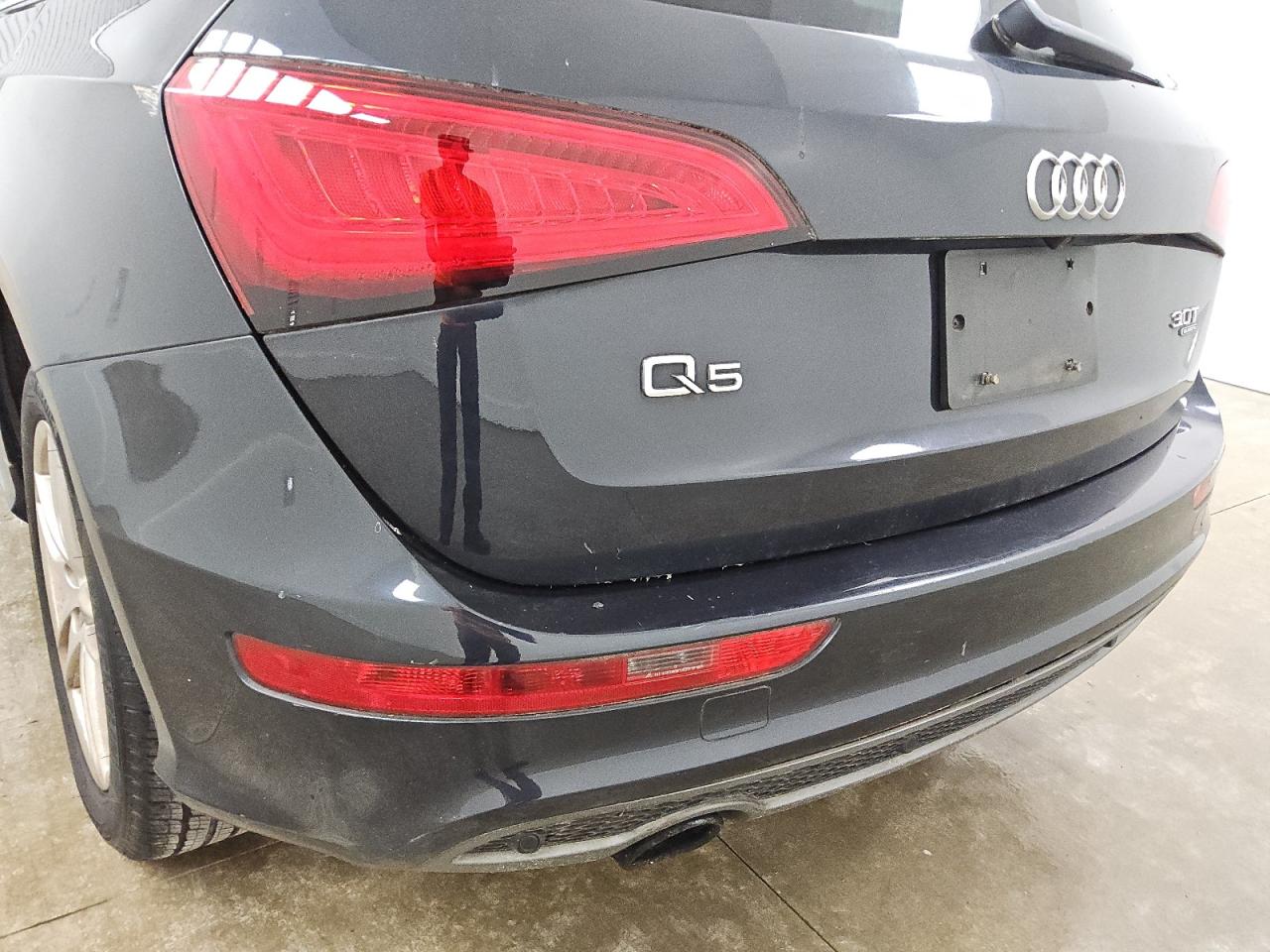 2014 Audi Q5 Premium Plus Blue vin: WA1DGAFP8EA062071 Damage: Rear Bumper/Cover, Scraped, 2 To 3 Inches