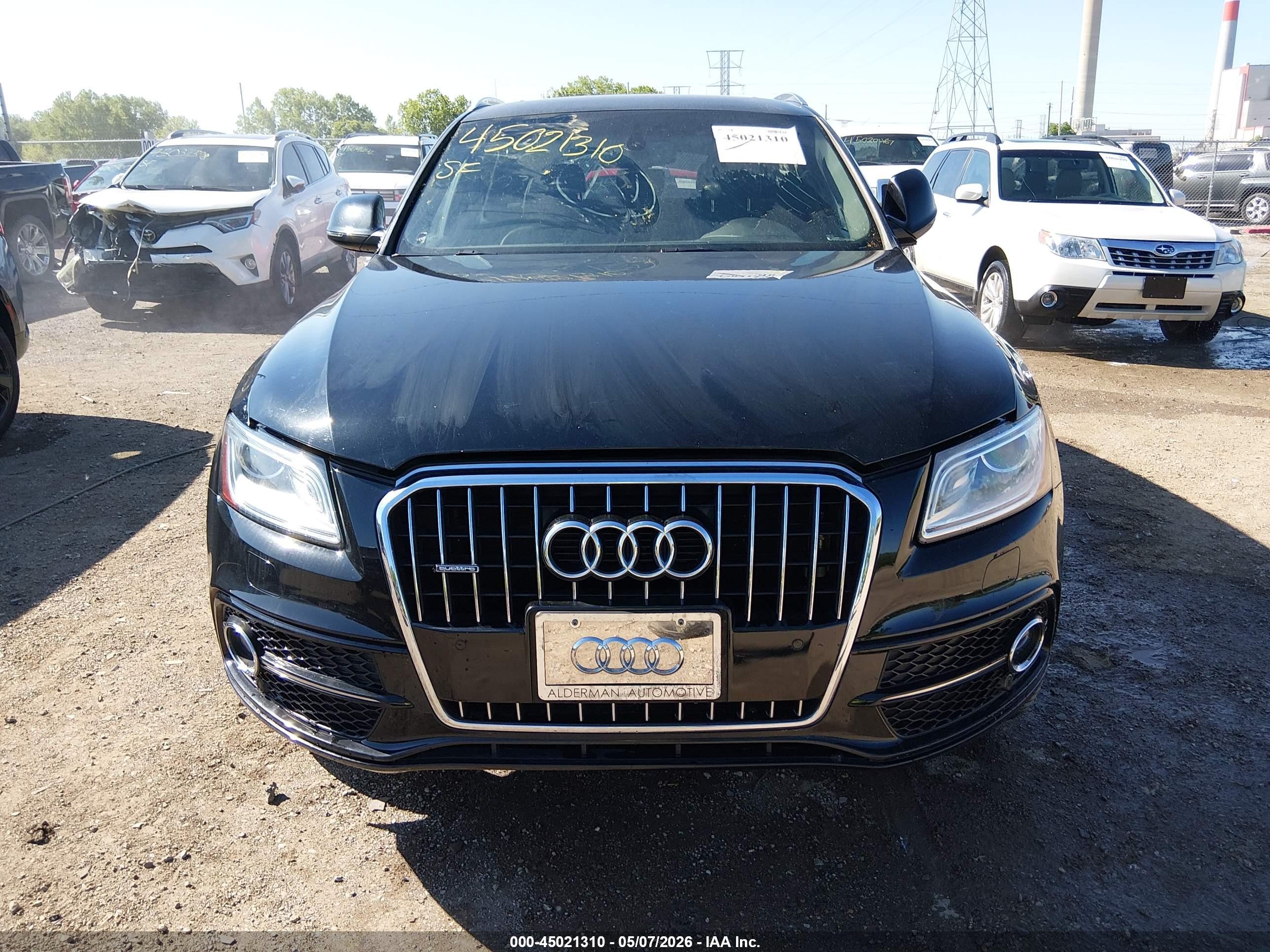 2015 Audi Q5 3.0t Premium Plus Black vin: WA1DGAFP8FA019903