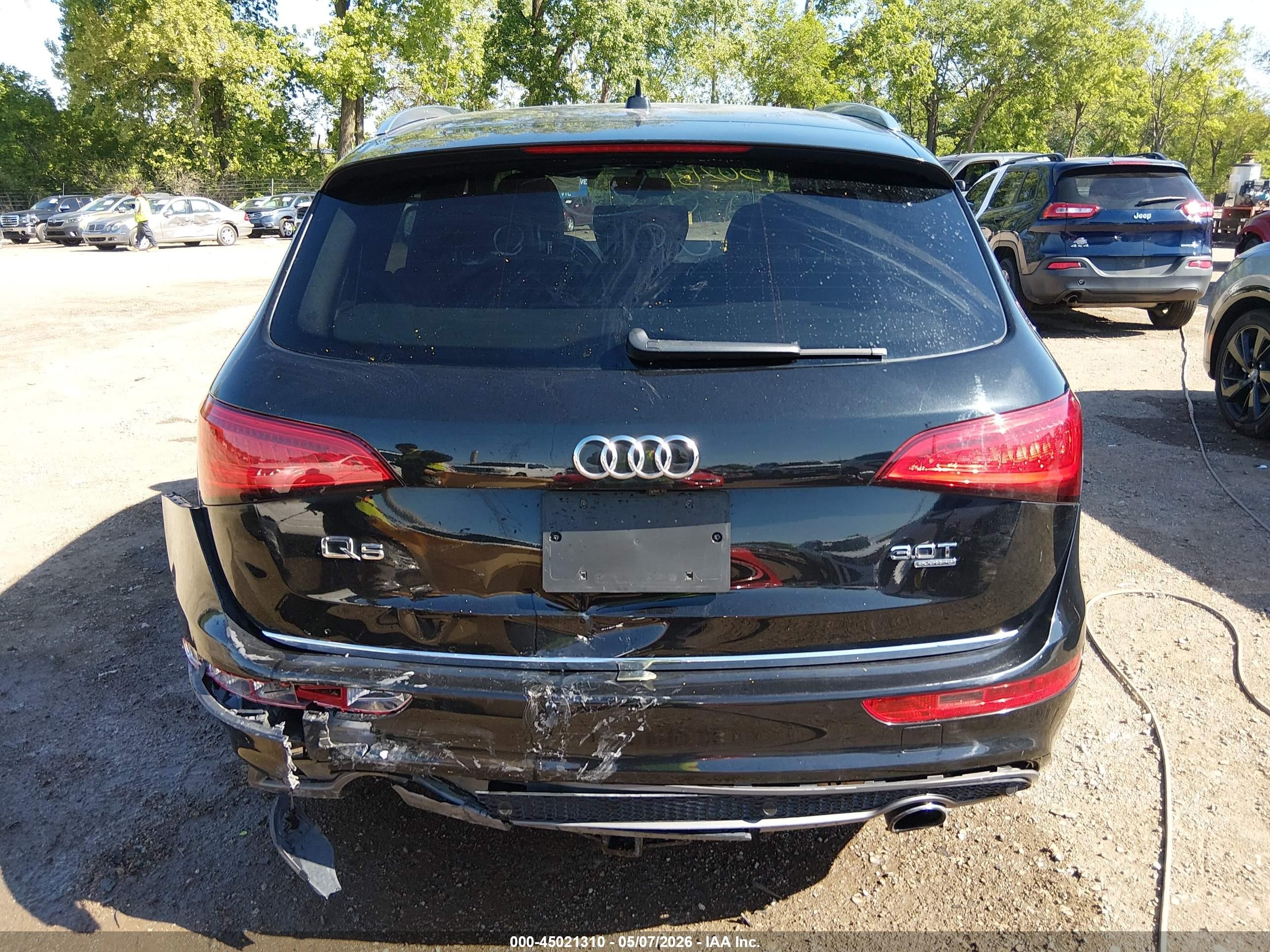 2015 Audi Q5 3.0t Premium Plus Black vin: WA1DGAFP8FA019903