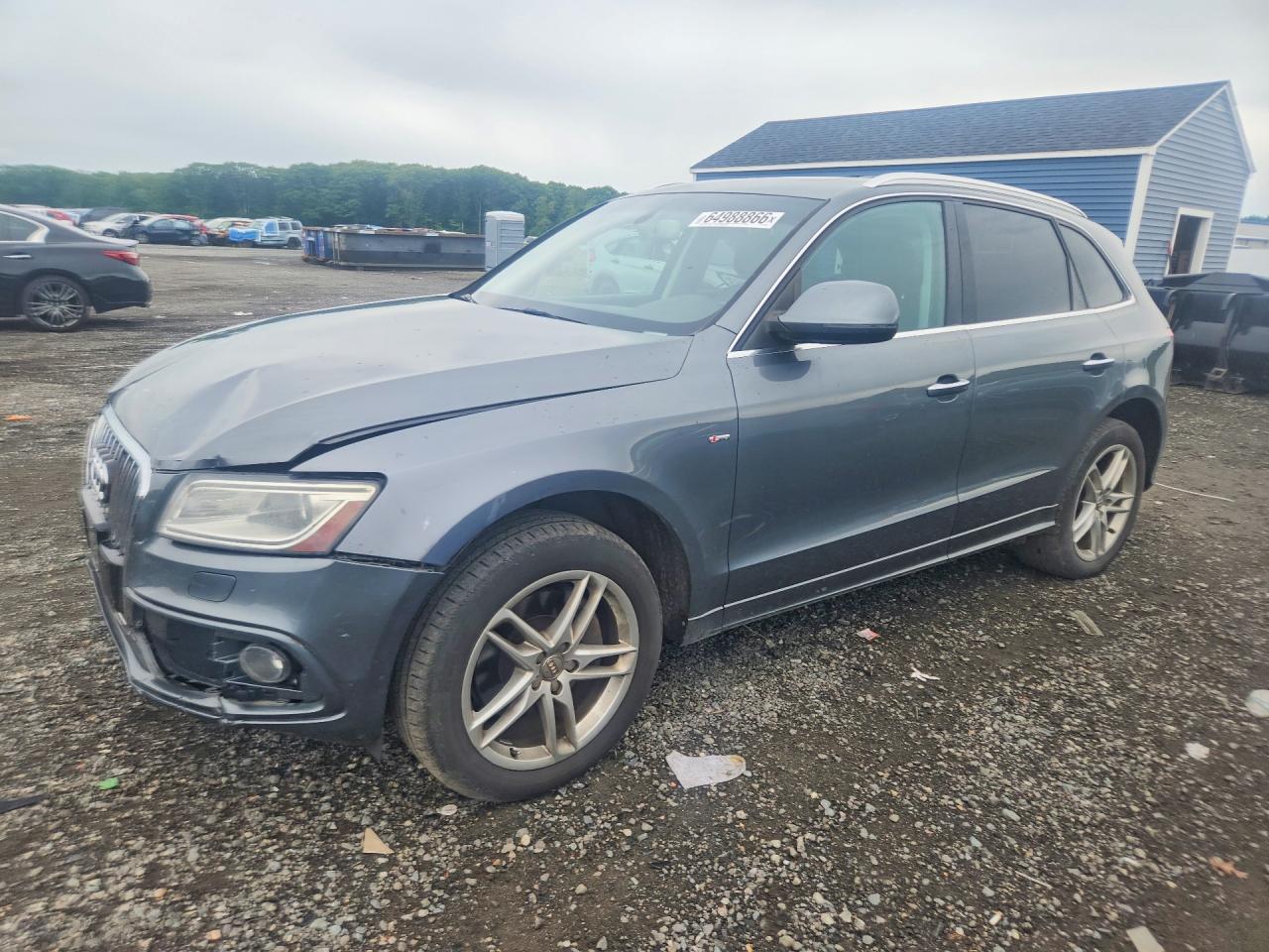 2015 Audi Q5 Premium Plus Gray vin: WA1DGAFP8FA041058
