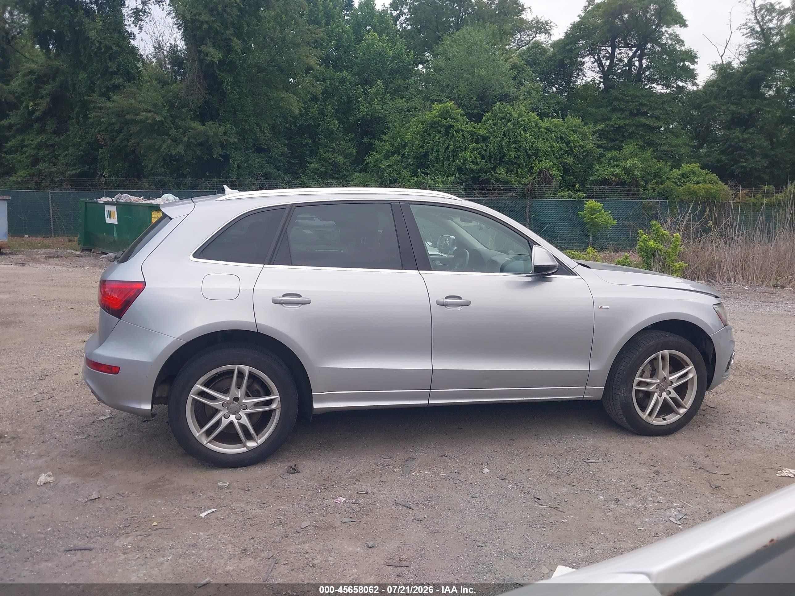 2015 Audi Q5 3.0t Premium Plus Silver vin: WA1DGAFP8FA102408