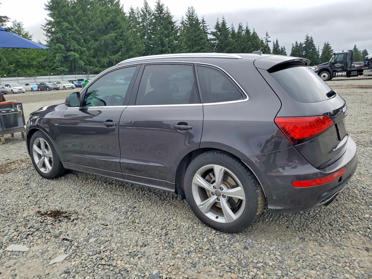 2014 Audi Q5 Premium Plus Gray vin: WA1DGAFP9EA054822