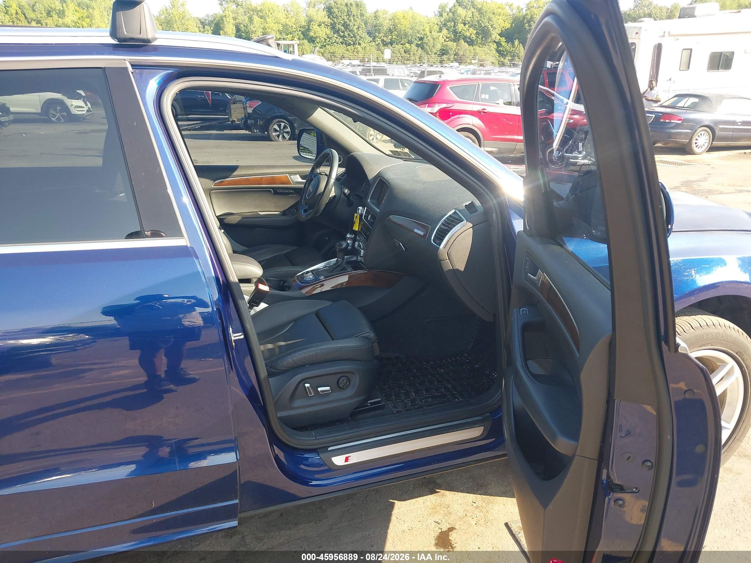 2015 Audi Q5 3.0t Premium Plus Синий vin: WA1DGAFP9FA072691