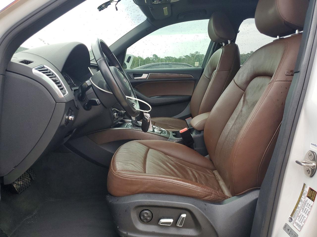 2015 Audi Q5 Premium Plus White vin: WA1DGAFP9FA123090