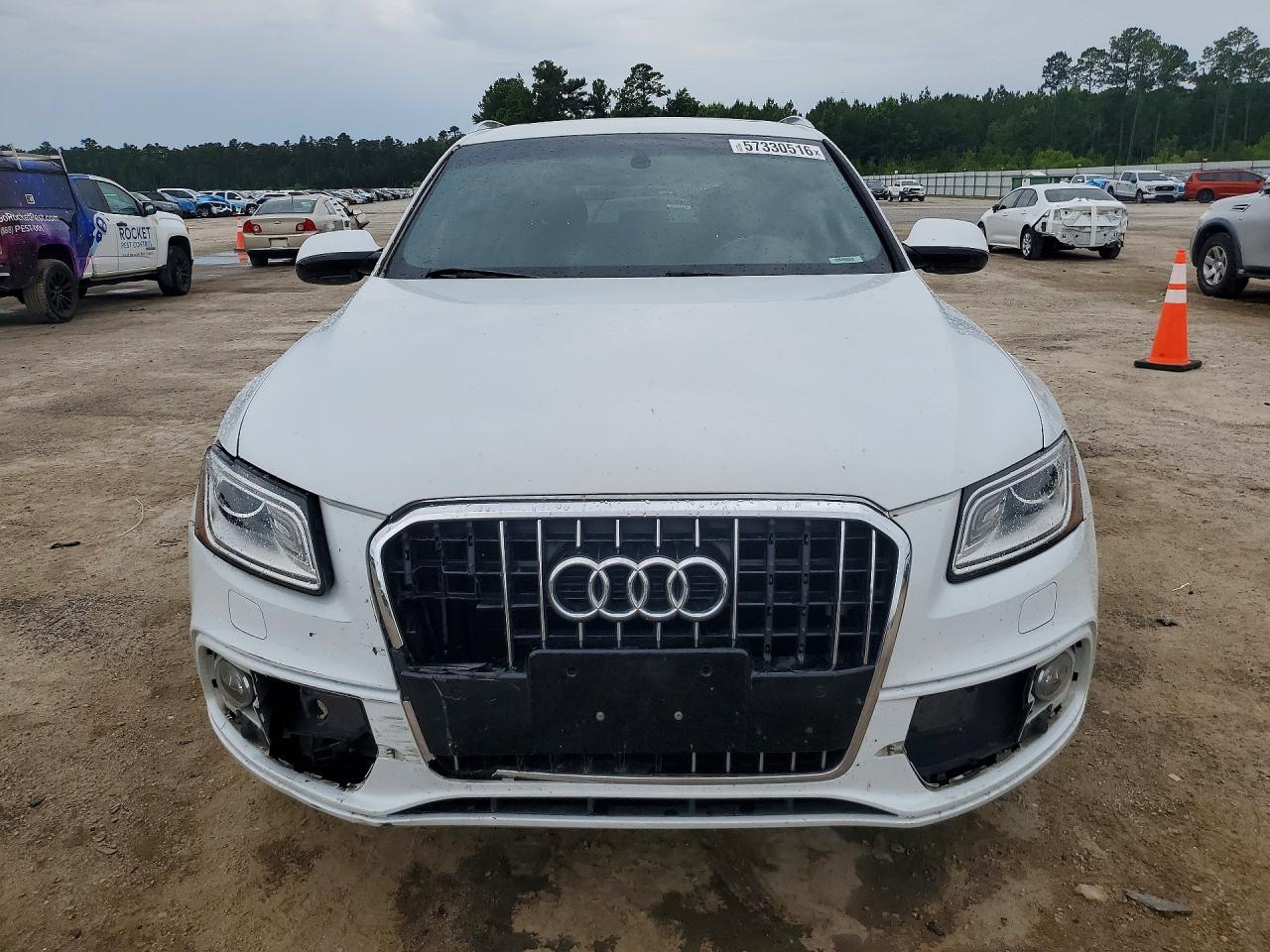 2015 Audi Q5 Premium Plus White vin: WA1DGAFP9FA123090