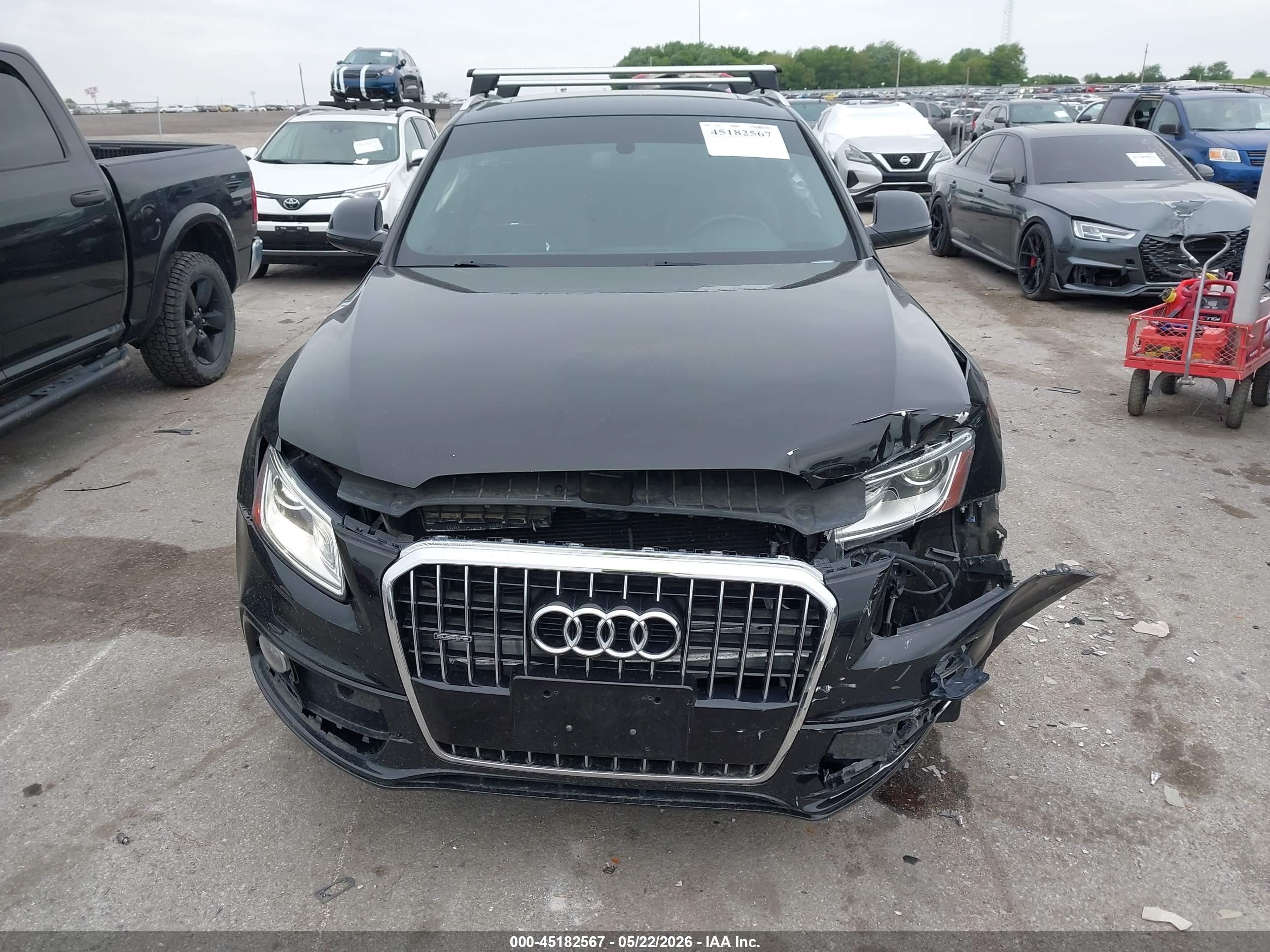 2013 Audi Q5 3.0t Premium Plus Black vin: WA1DGAFPXDA052091
