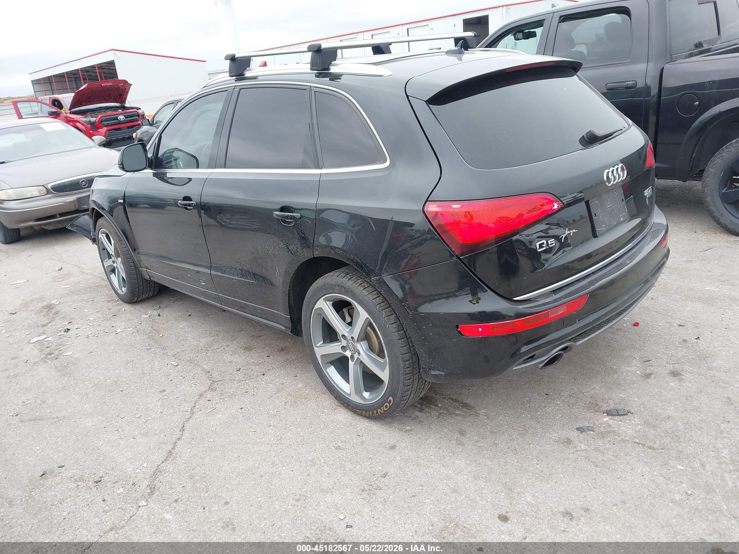 2013 Audi Q5 3.0t Premium Plus Black vin: WA1DGAFPXDA052091
