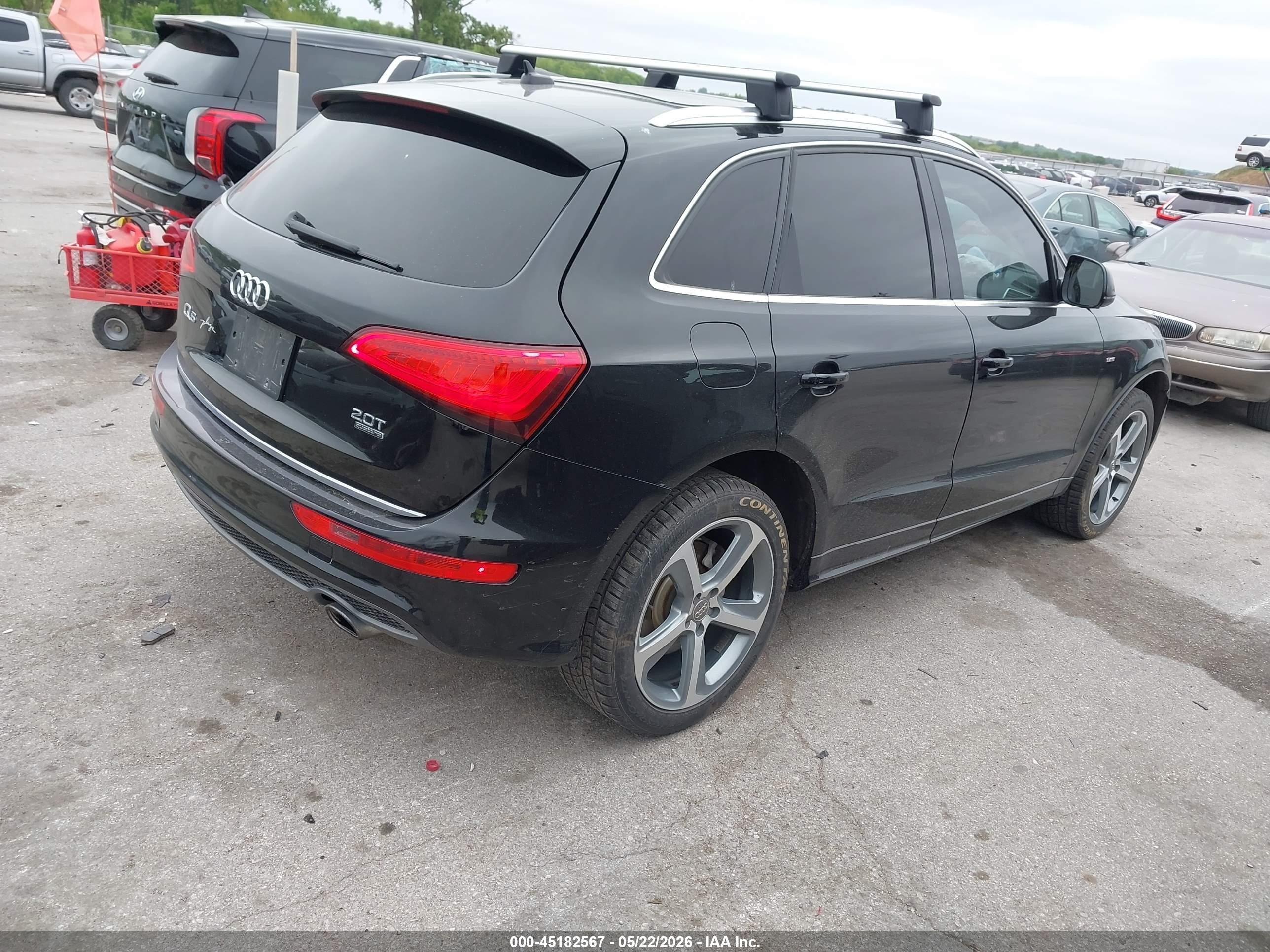 2013 Audi Q5 3.0t Premium Plus Black vin: WA1DGAFPXDA052091