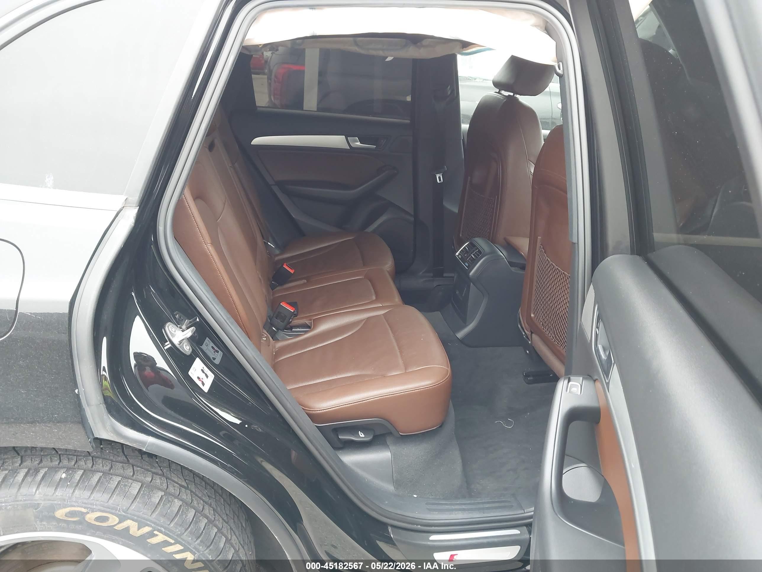 2013 Audi Q5 3.0t Premium Plus Black vin: WA1DGAFPXDA052091
