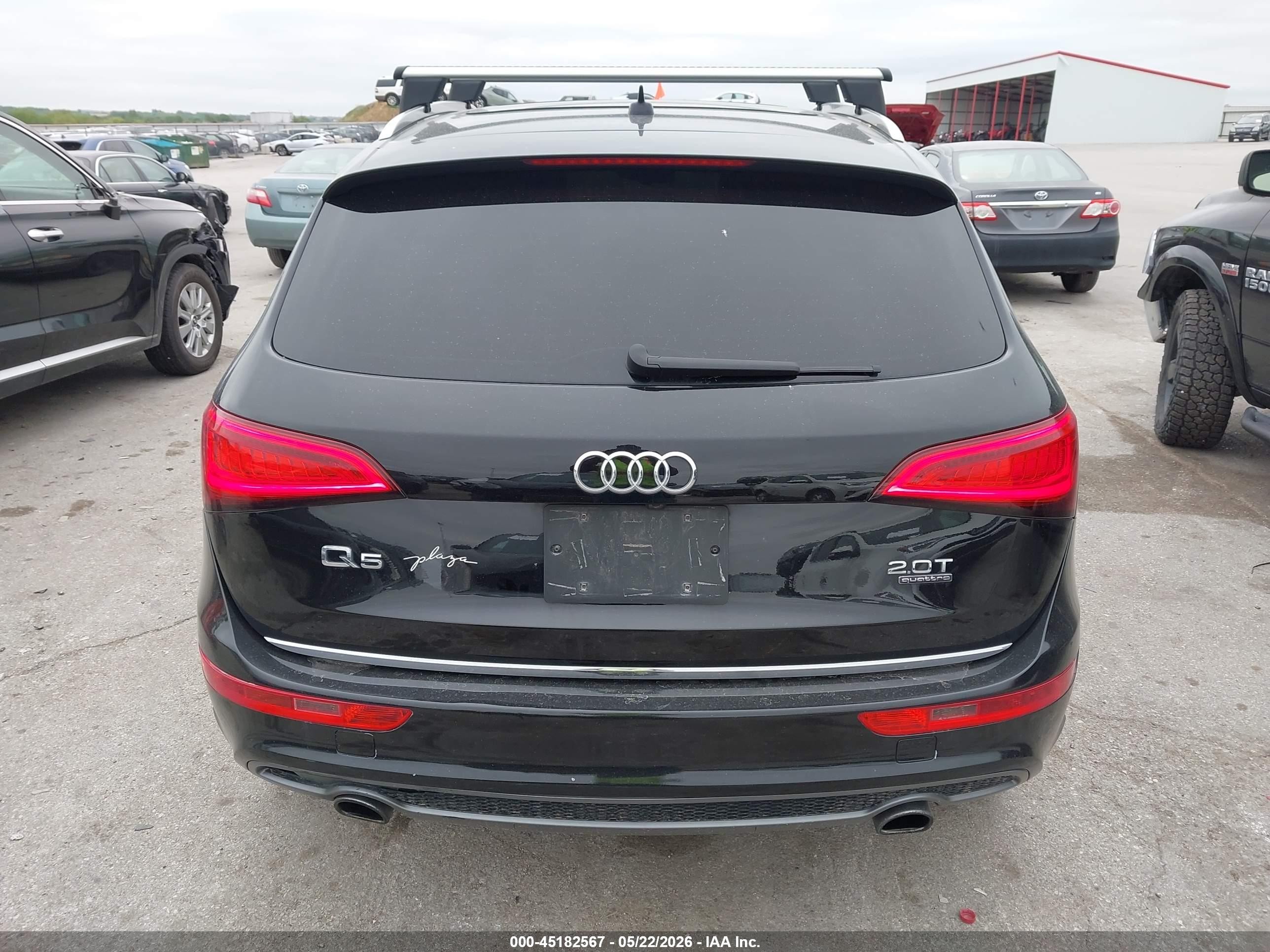 2013 Audi Q5 3.0t Premium Plus Black vin: WA1DGAFPXDA052091