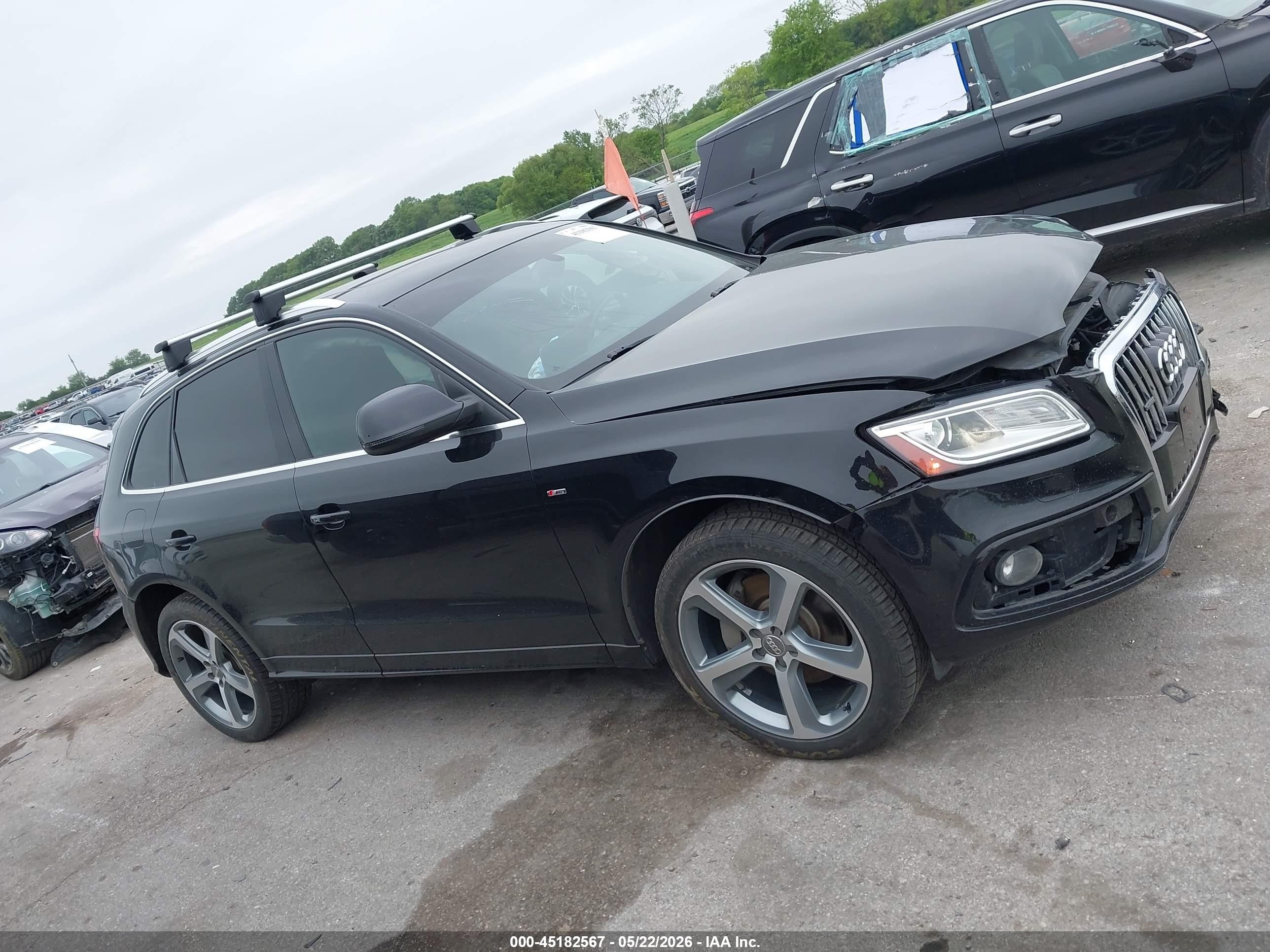 2013 Audi Q5 3.0t Premium Plus Black vin: WA1DGAFPXDA052091