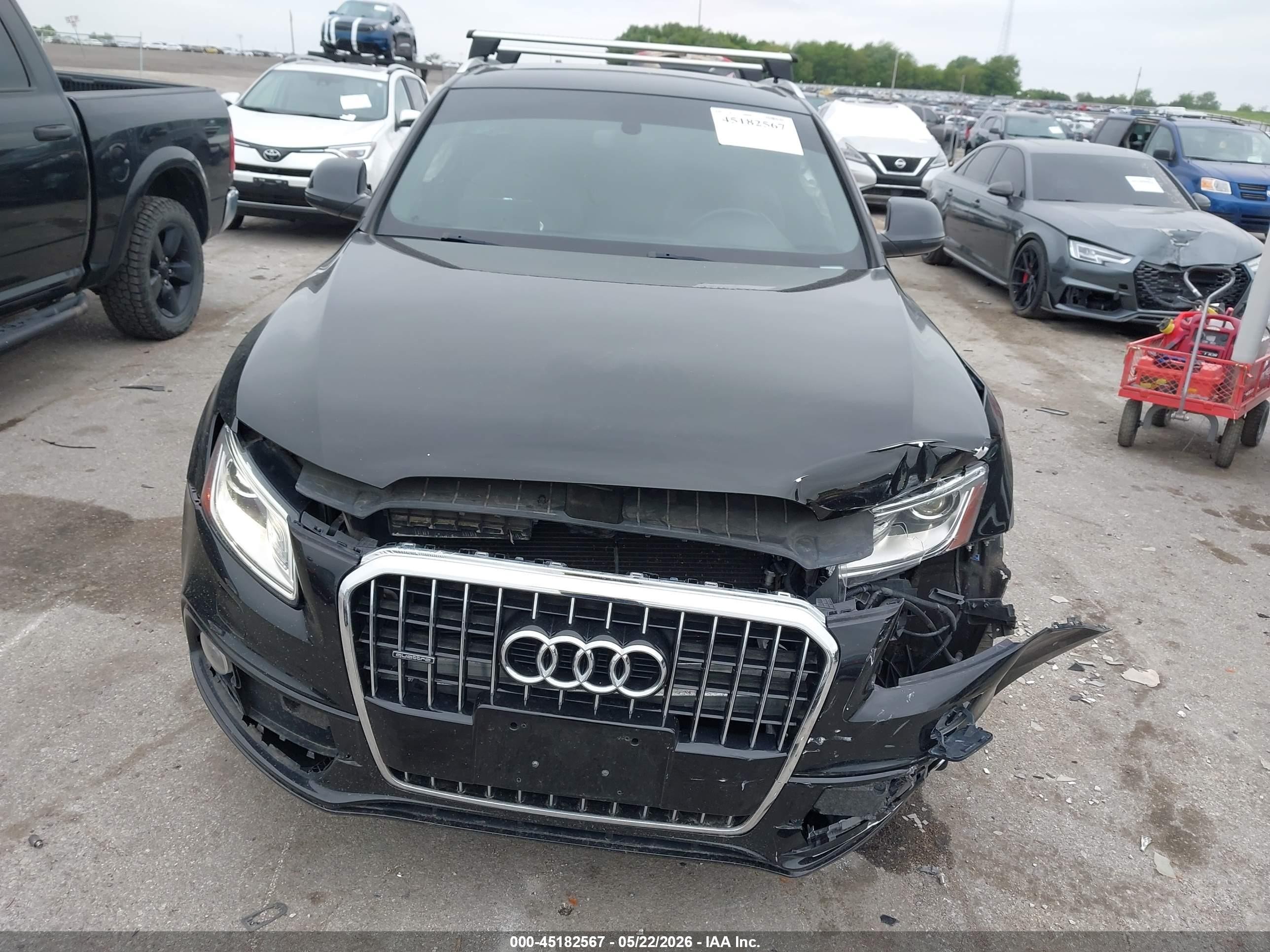 2013 Audi Q5 3.0t Premium Plus Black vin: WA1DGAFPXDA052091
