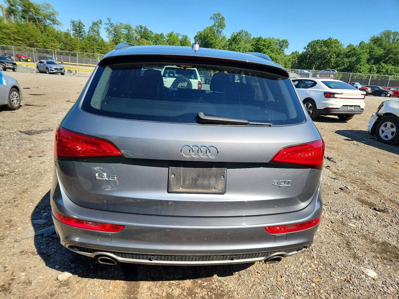 2014 Audi Q5 Premium Plus Gray vin: WA1DGAFPXEA110170