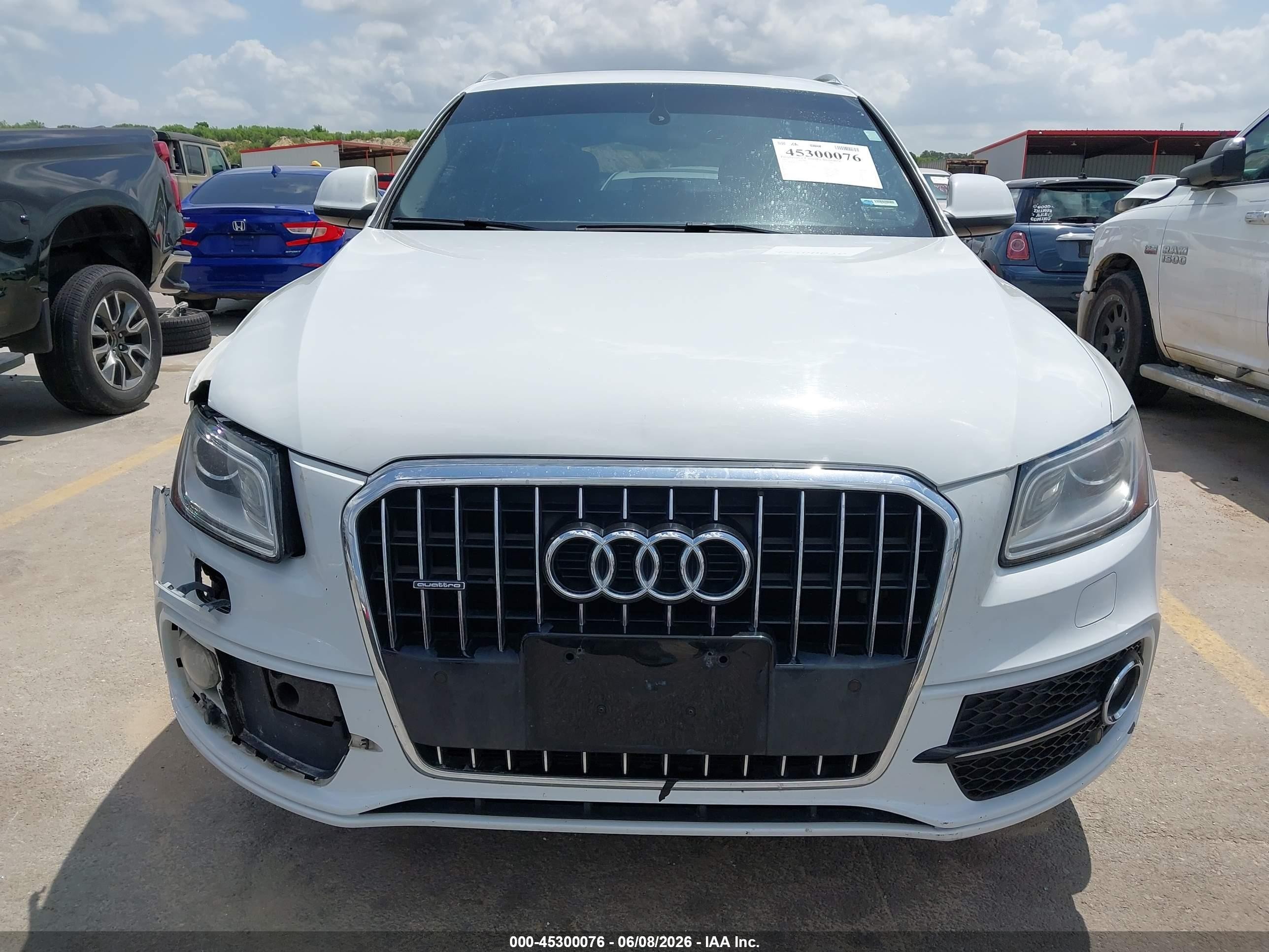 2015 Audi Q5 3.0t Premium Plus White vin: WA1DGAFPXFA020017