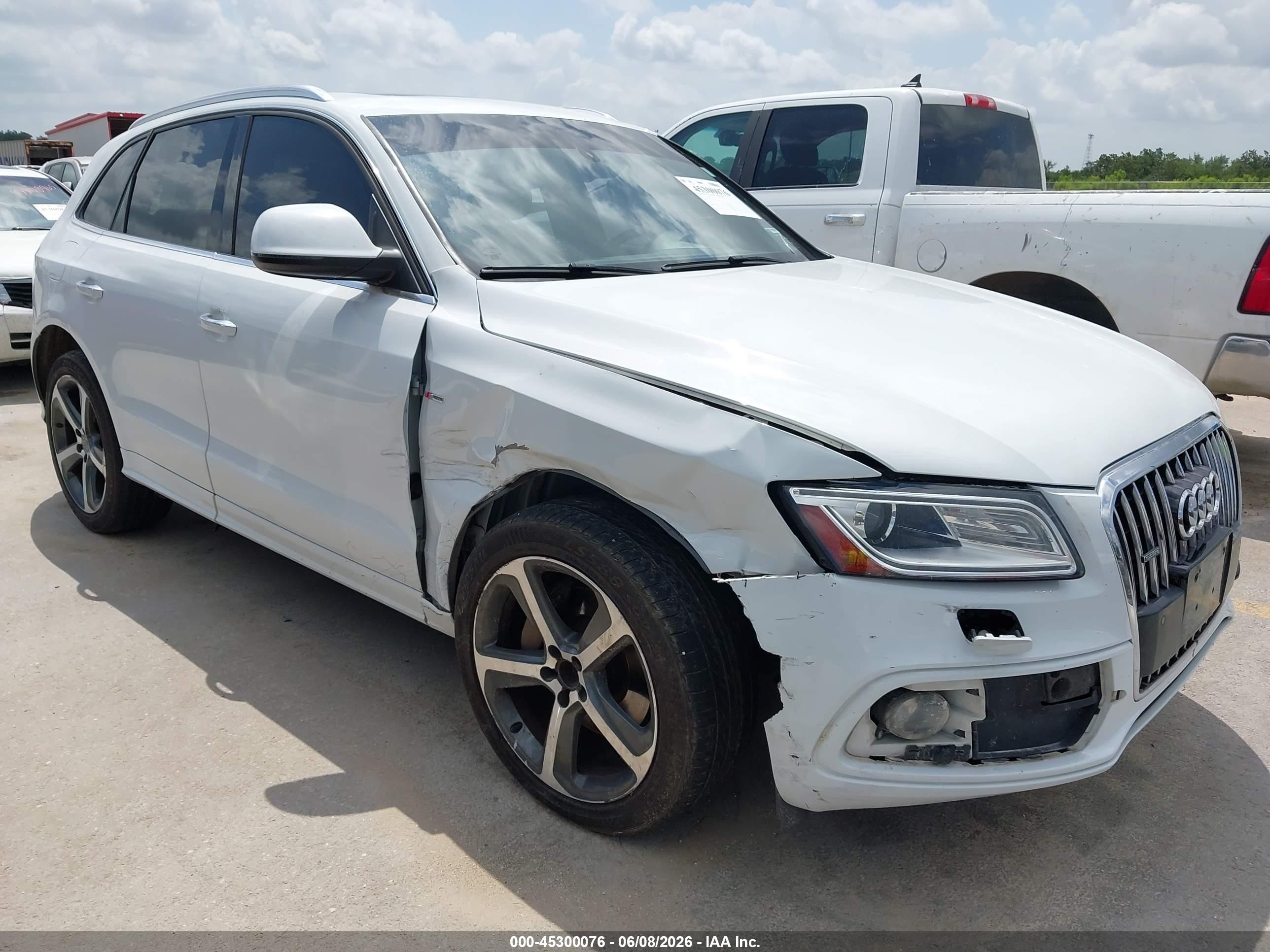 2015 Audi Q5 3.0t Premium Plus White vin: WA1DGAFPXFA020017