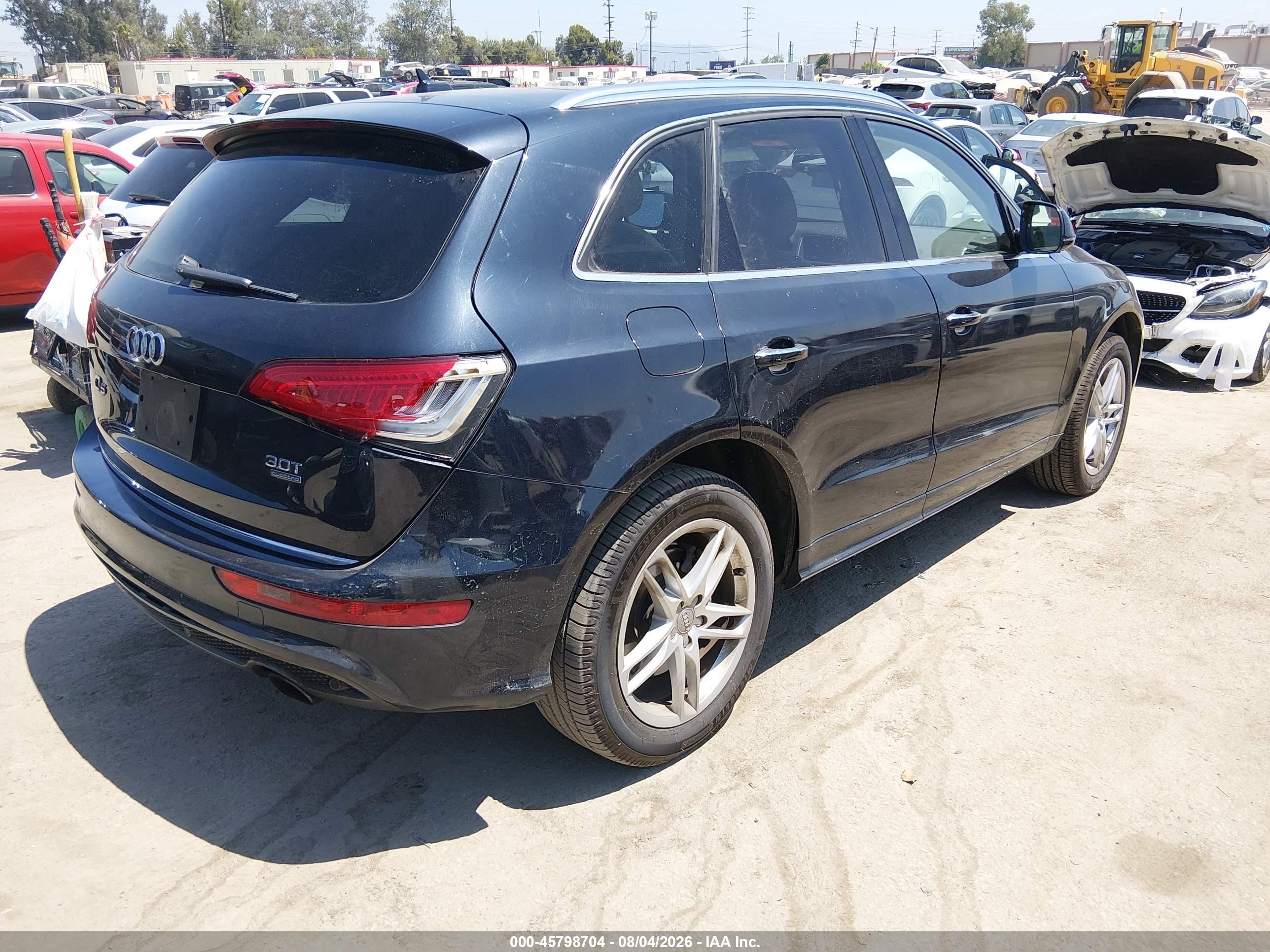 2015 Audi Q5 3.0t Premium Plus Black vin: WA1DGAFPXFA085157
