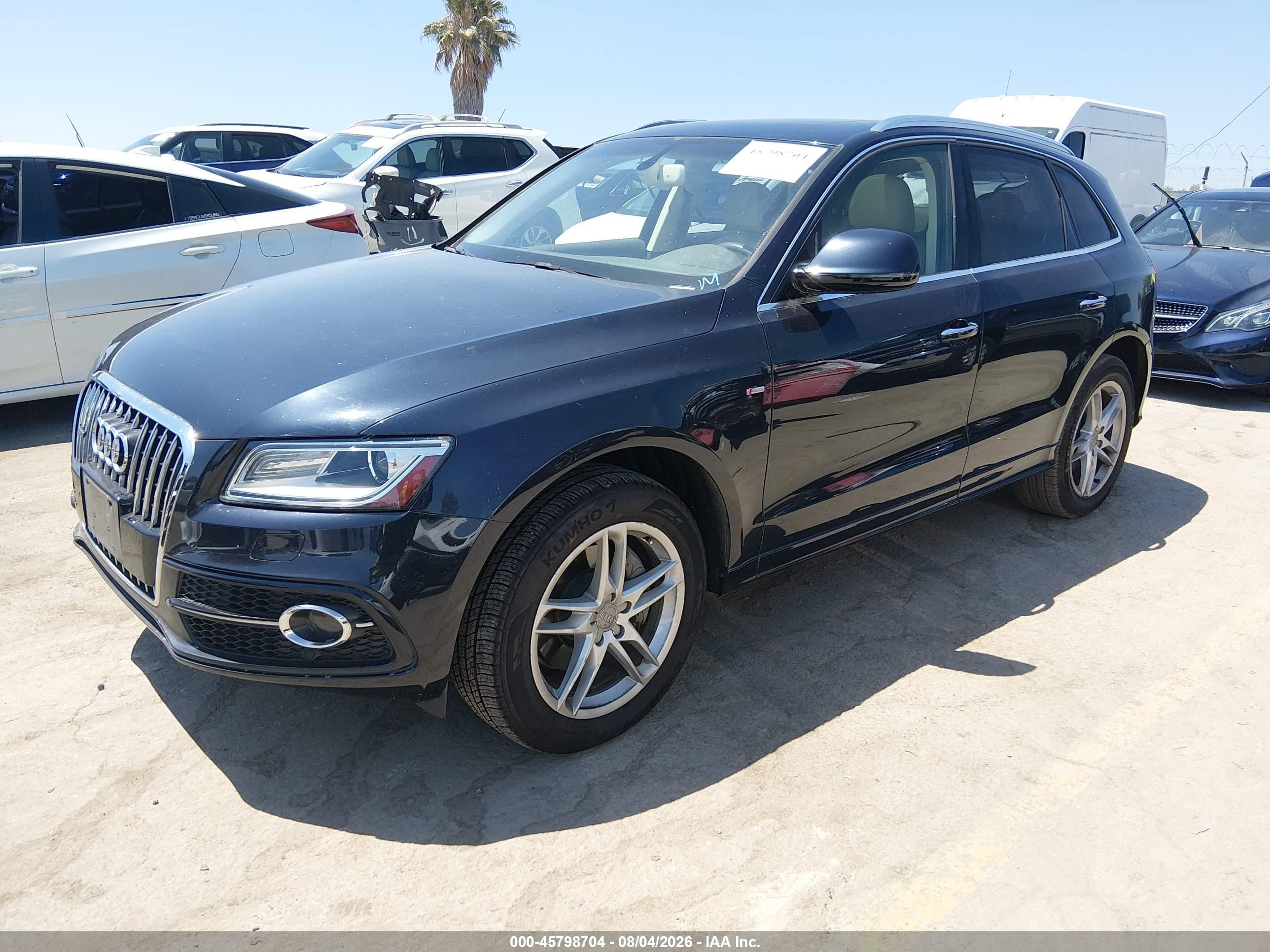 2015 Audi Q5 3.0t Premium Plus Black vin: WA1DGAFPXFA085157