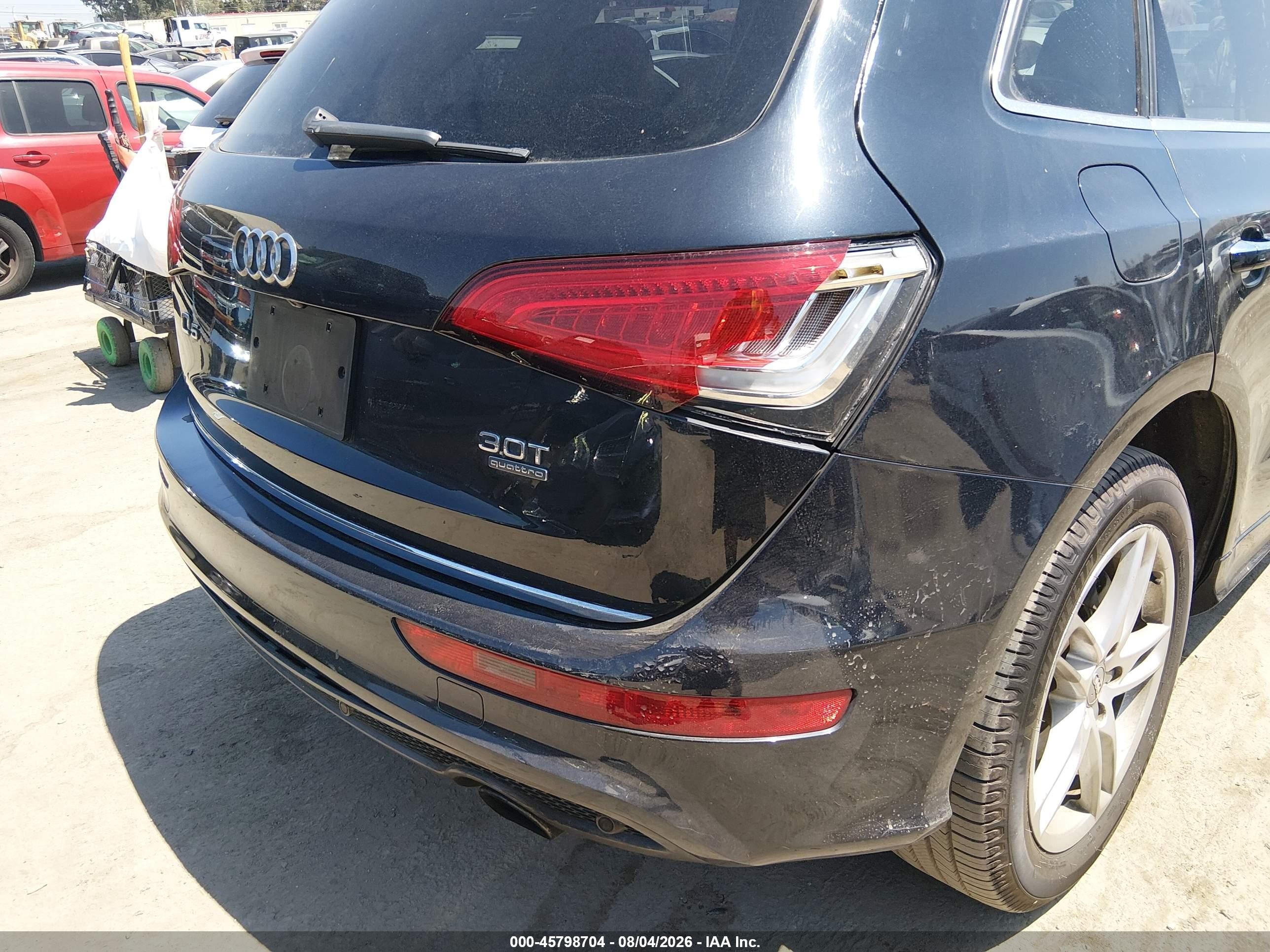 2015 Audi Q5 3.0t Premium Plus Black vin: WA1DGAFPXFA085157