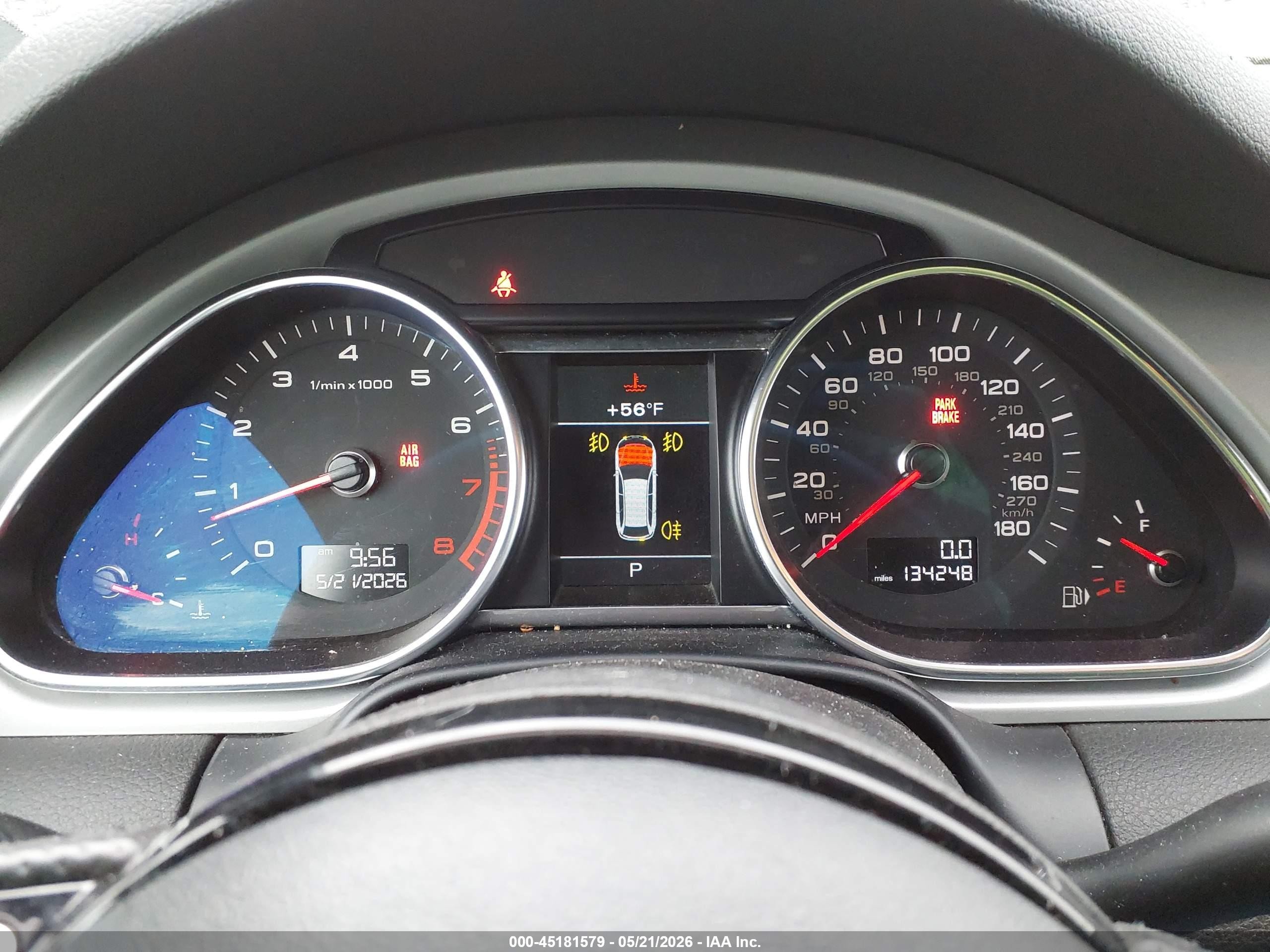 2014 Audi Q7 3.0t S Line Prestige Dark Blue vin: WA1DGBFE0ED010923