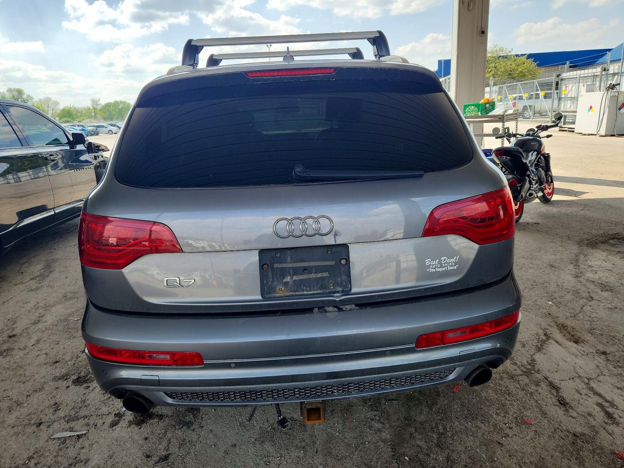 2013 Audi Q7 Prestige Серый vin: WA1DGBFE1DD004871