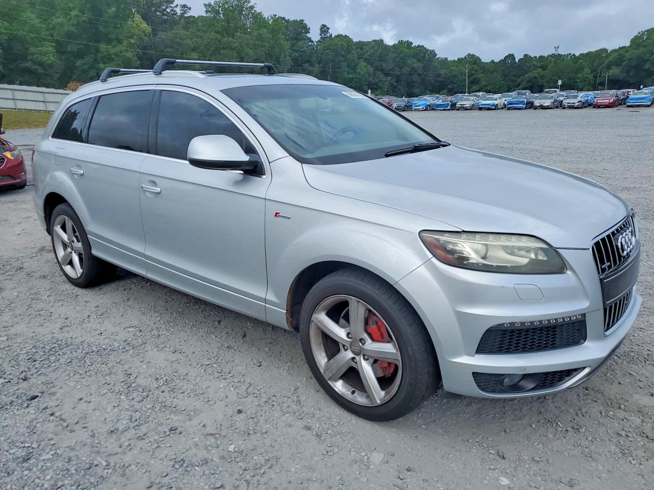 2014 Audi Q7 Prestige Silver vin: WA1DGBFE1ED010610