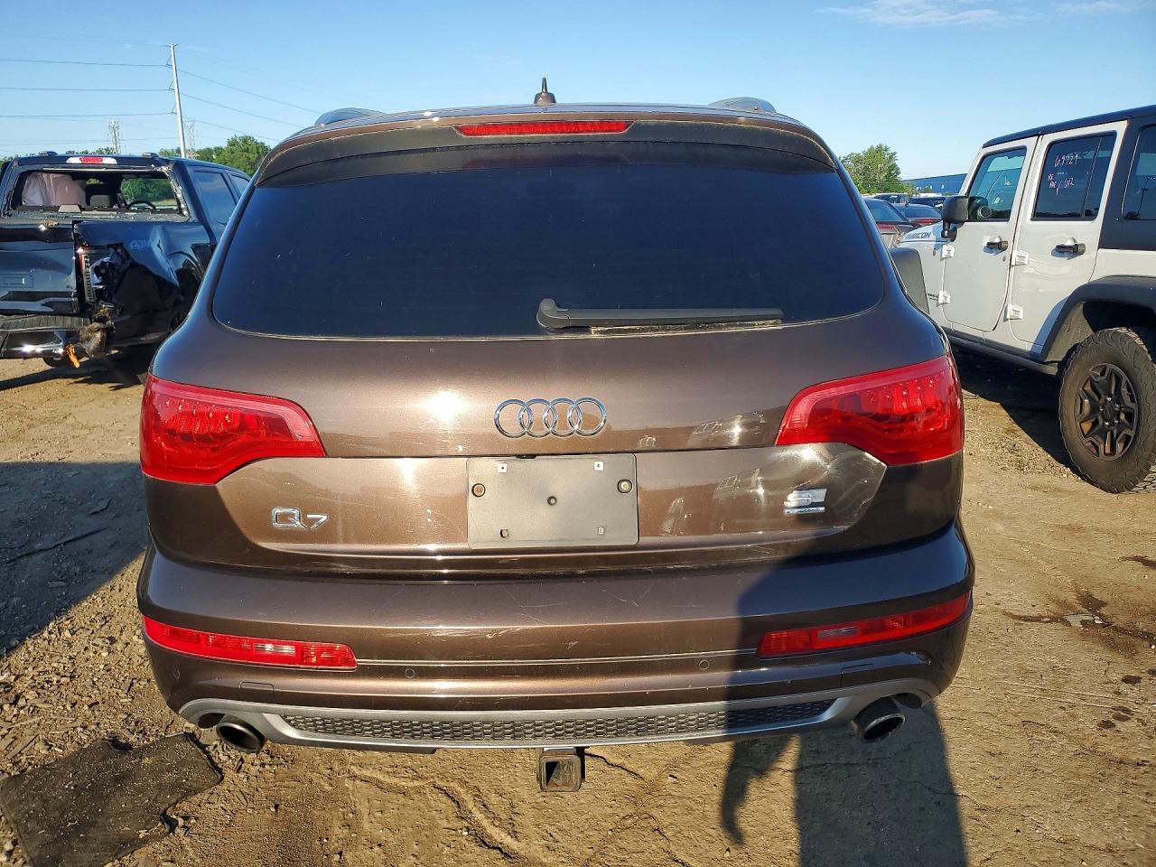 2012 Audi Q7 Prestige Brown vin: WA1DGBFE5CD003267