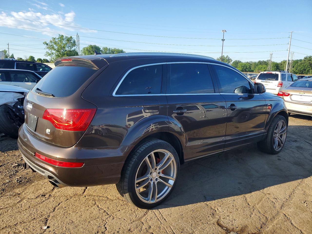 2012 Audi Q7 Prestige Brown vin: WA1DGBFE5CD003267